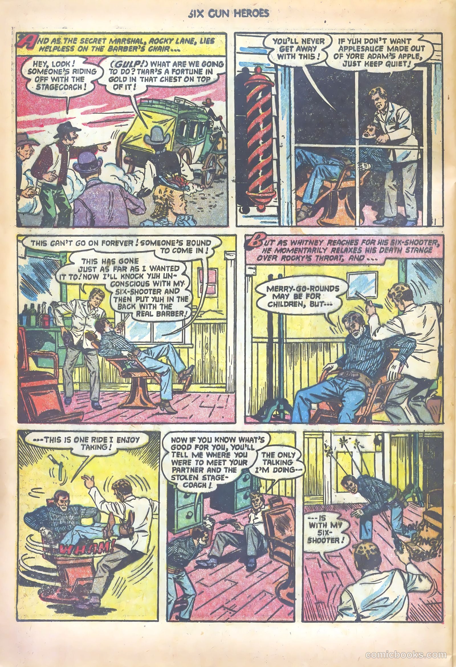 Six-Gun Heroes #21 (1953) — page 28 of 36