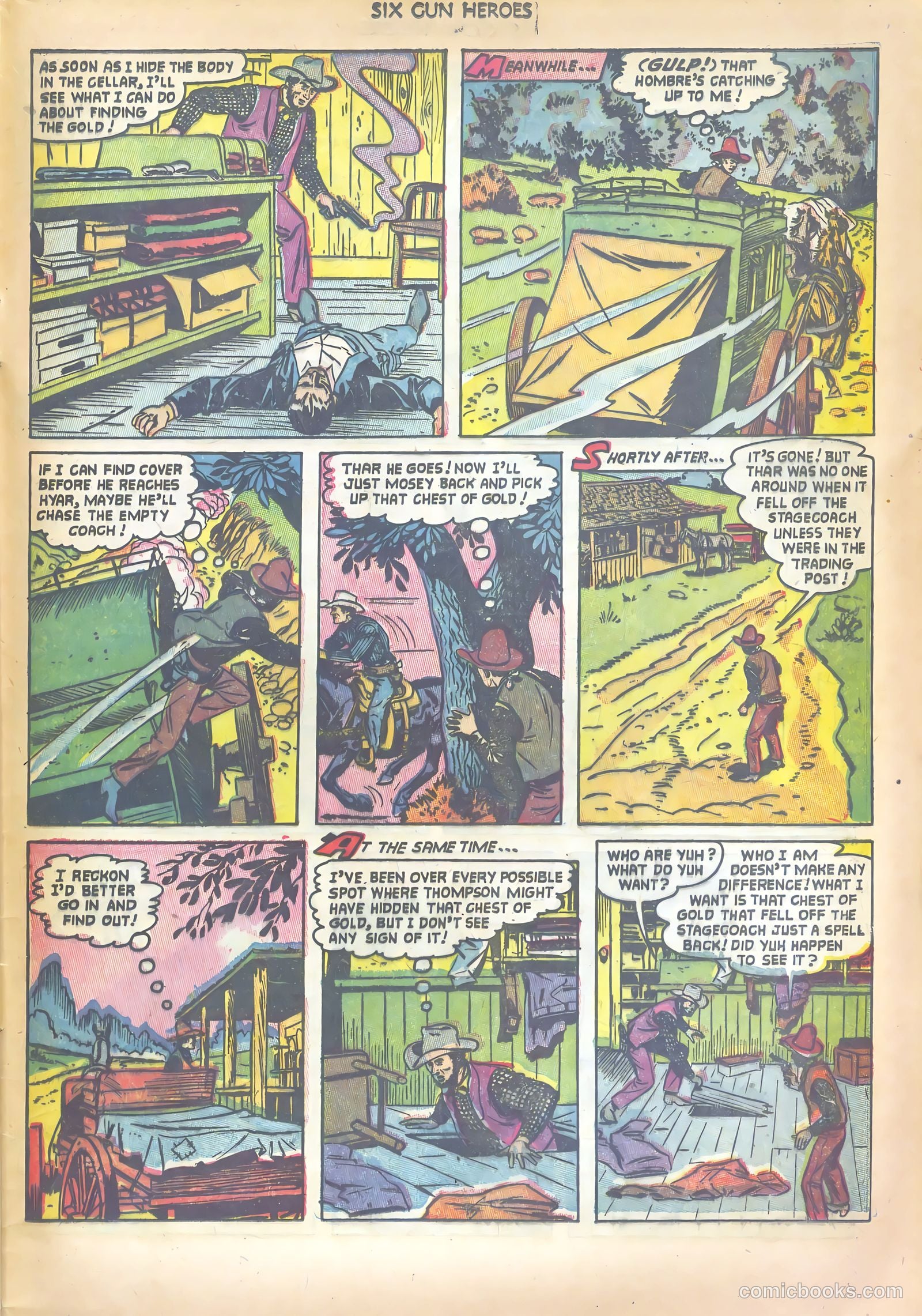 Six-Gun Heroes #21 (1953) — page 31 of 36