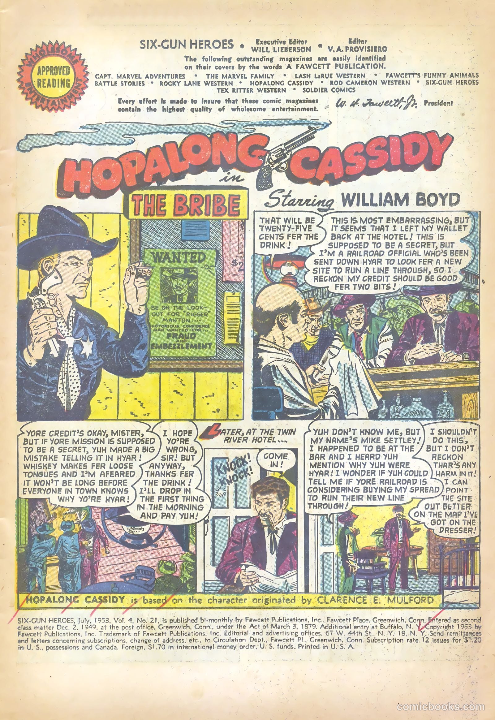 Six-Gun Heroes #21 (1953) — page 3 of 36