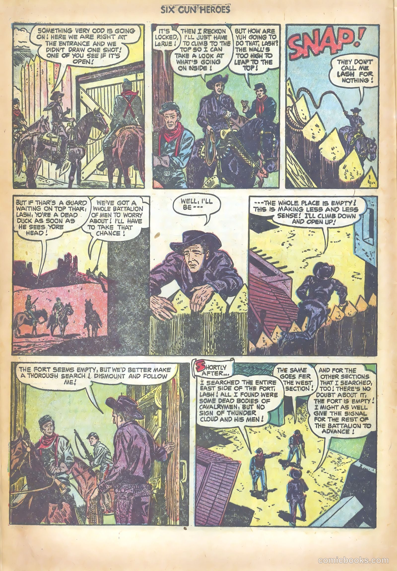 Six-Gun Heroes #21 (1953) — page 12 of 36