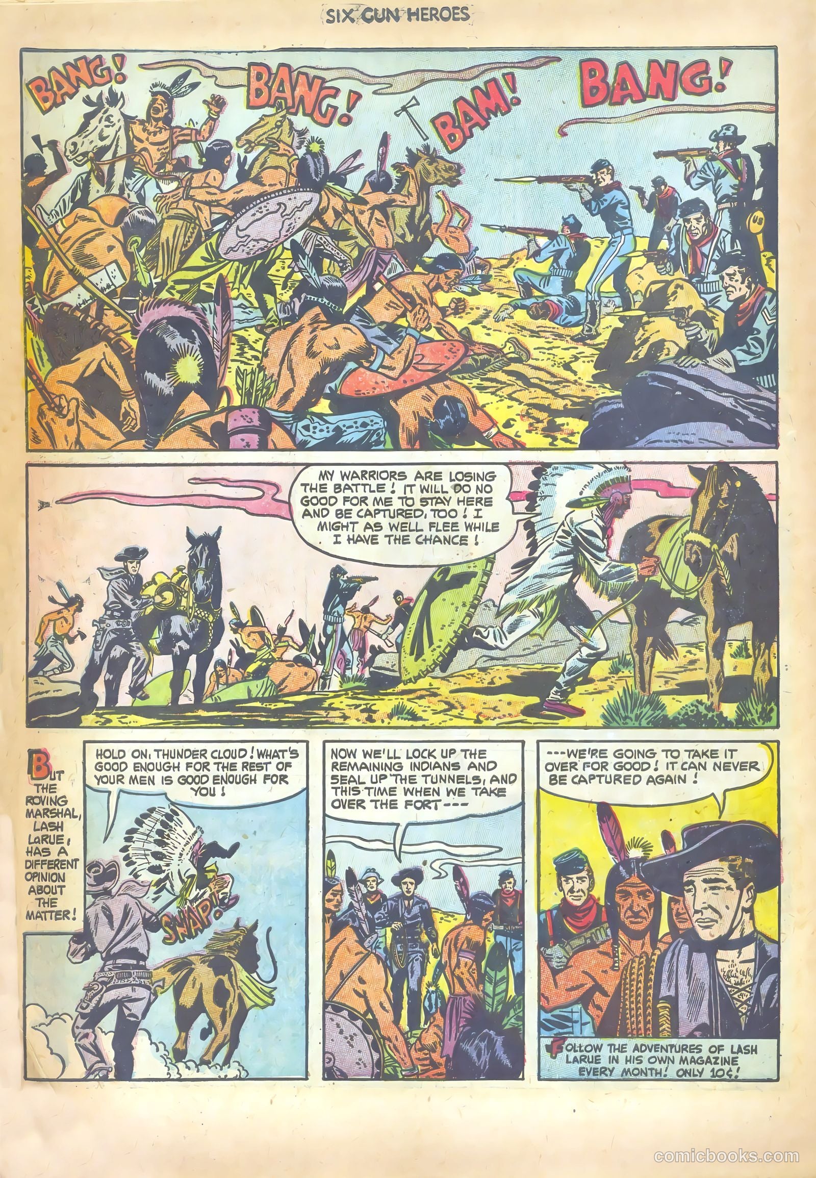 Six-Gun Heroes #21 (1953) — page 16 of 36