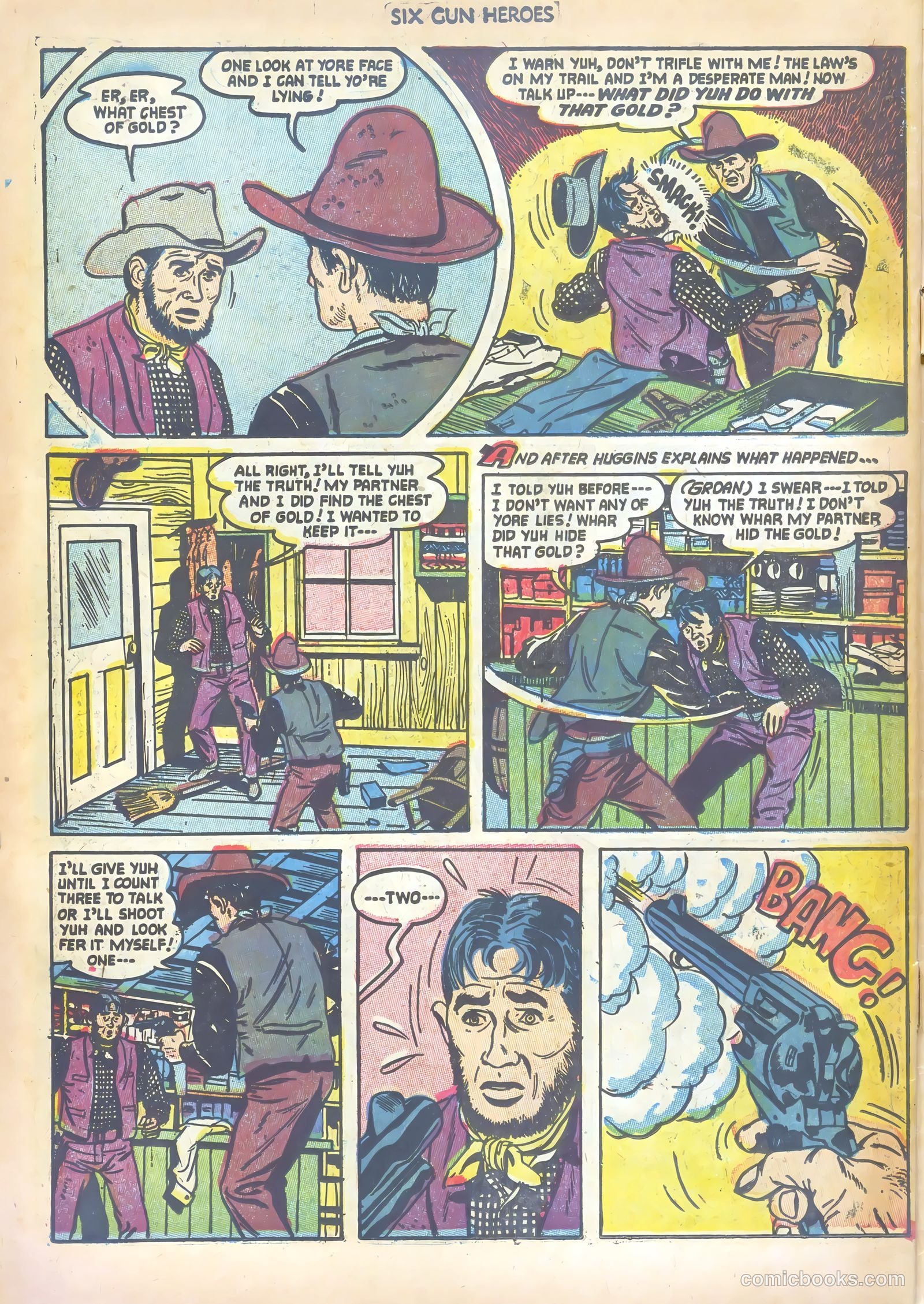 Six-Gun Heroes #21 (1953) — page 32 of 36