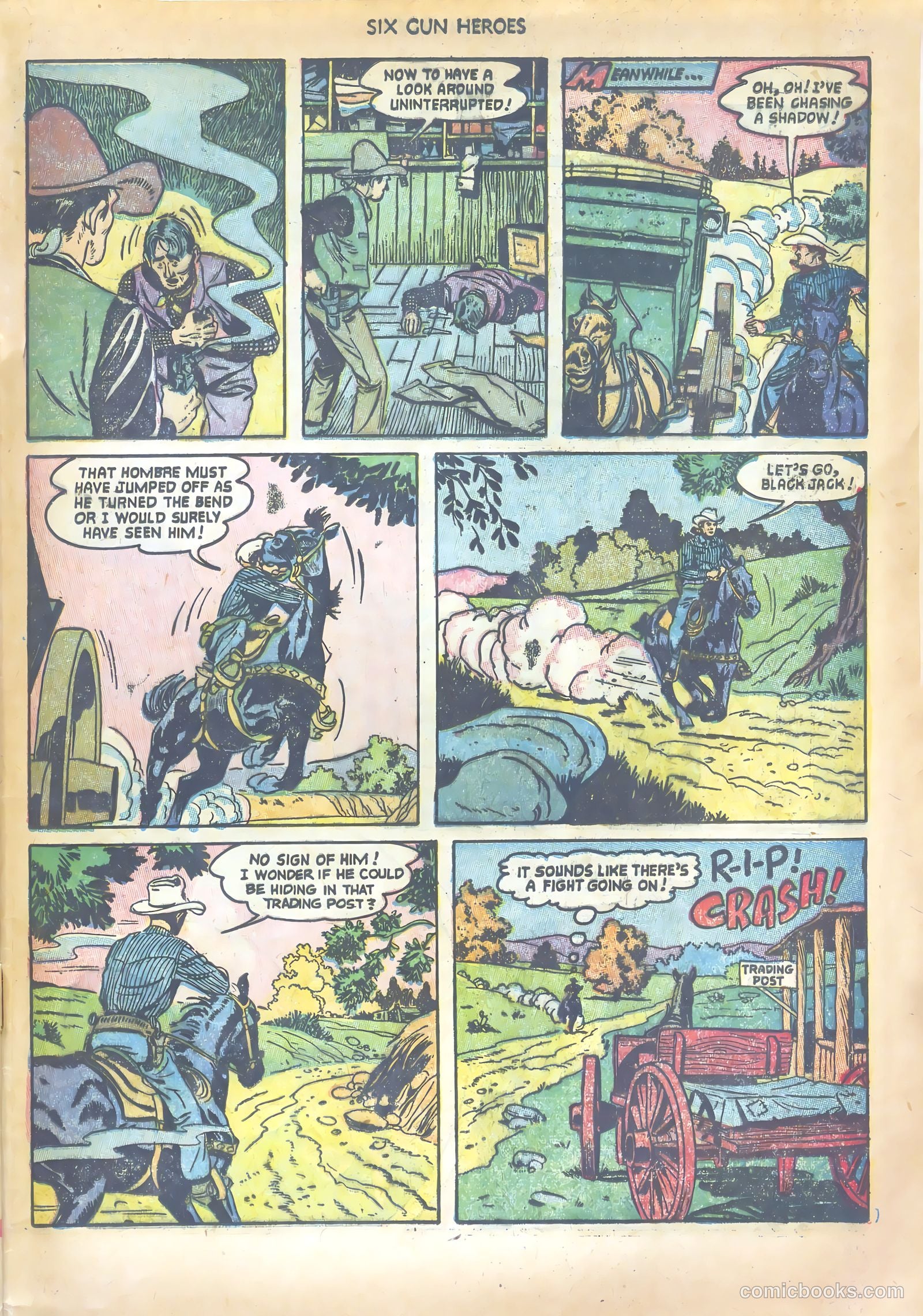 Six-Gun Heroes #21 (1953) — page 33 of 36