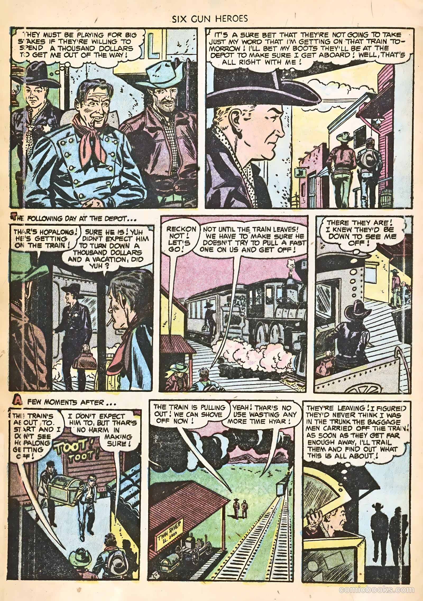 Six-Gun Heroes #22 (1953) — page 4 of 36