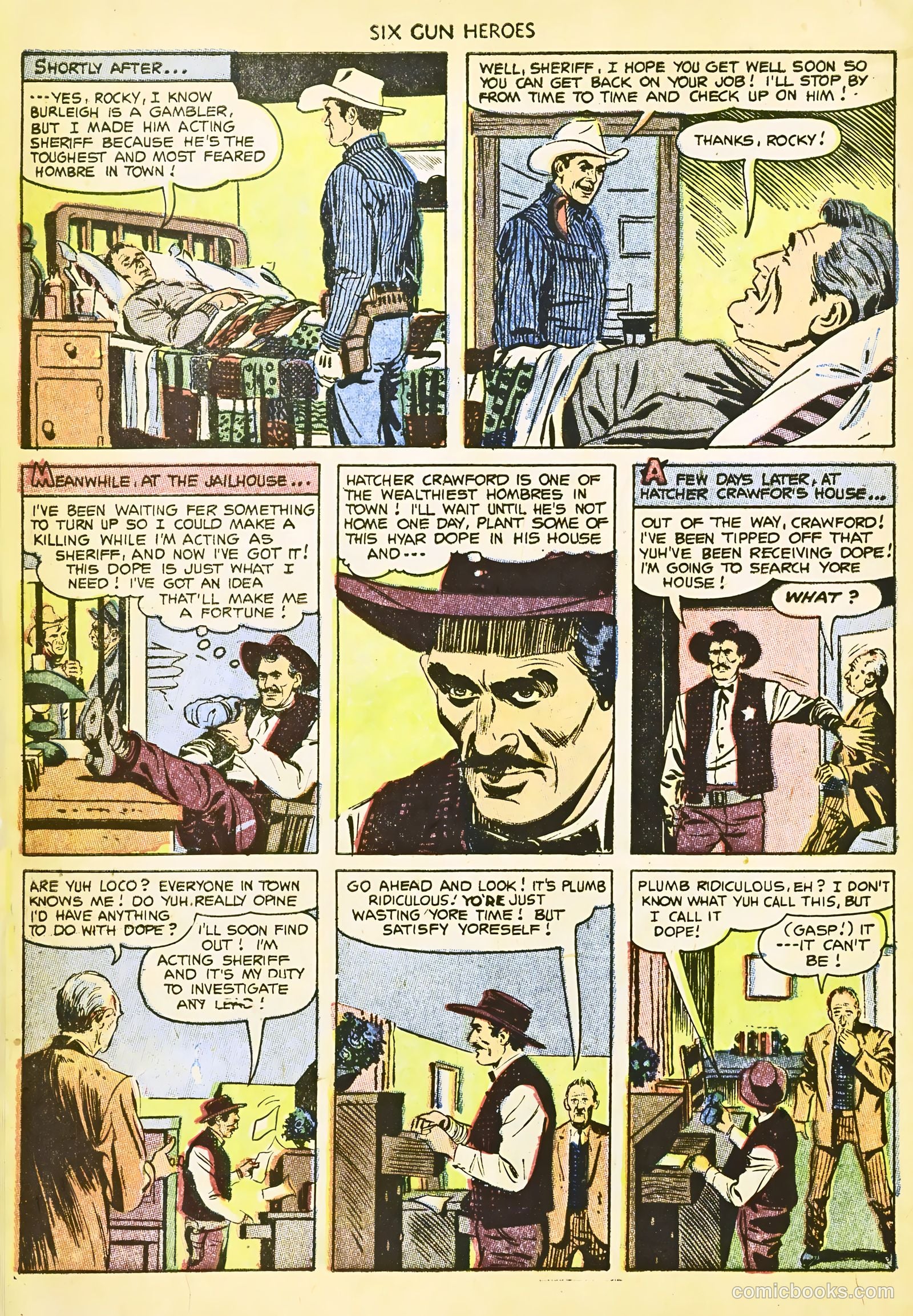 Six-Gun Heroes #22 (1953) — page 10 of 36