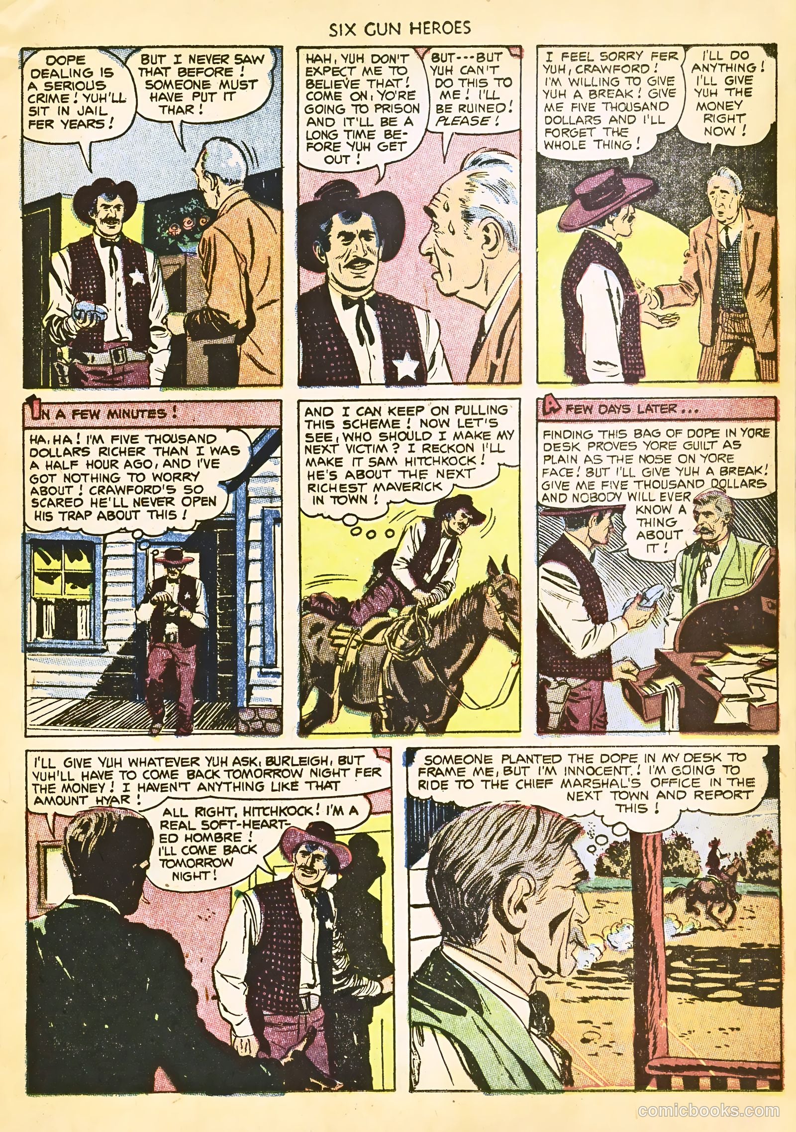 Six-Gun Heroes #22 (1953) — page 11 of 36