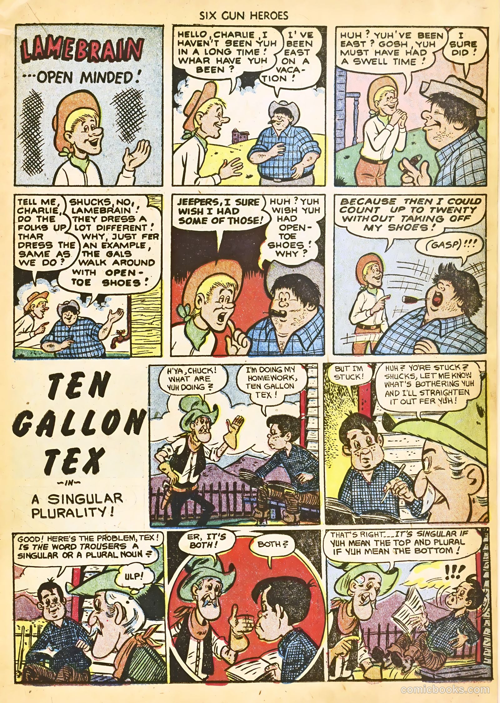 Six-Gun Heroes #22 (1953) — page 15 of 36