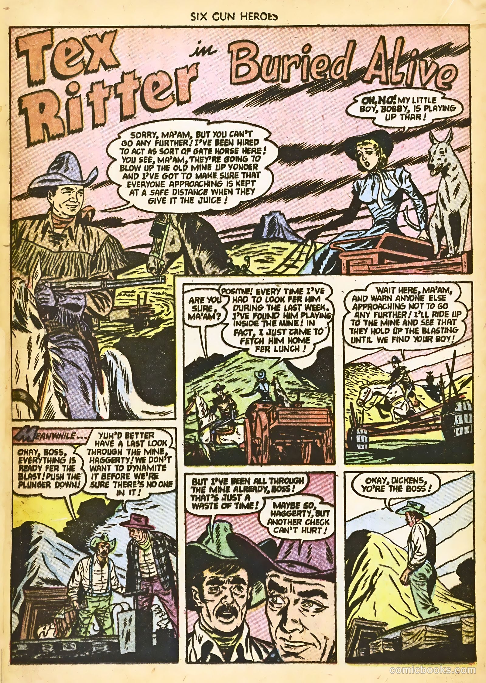 Six-Gun Heroes #22 (1953) — page 16 of 36