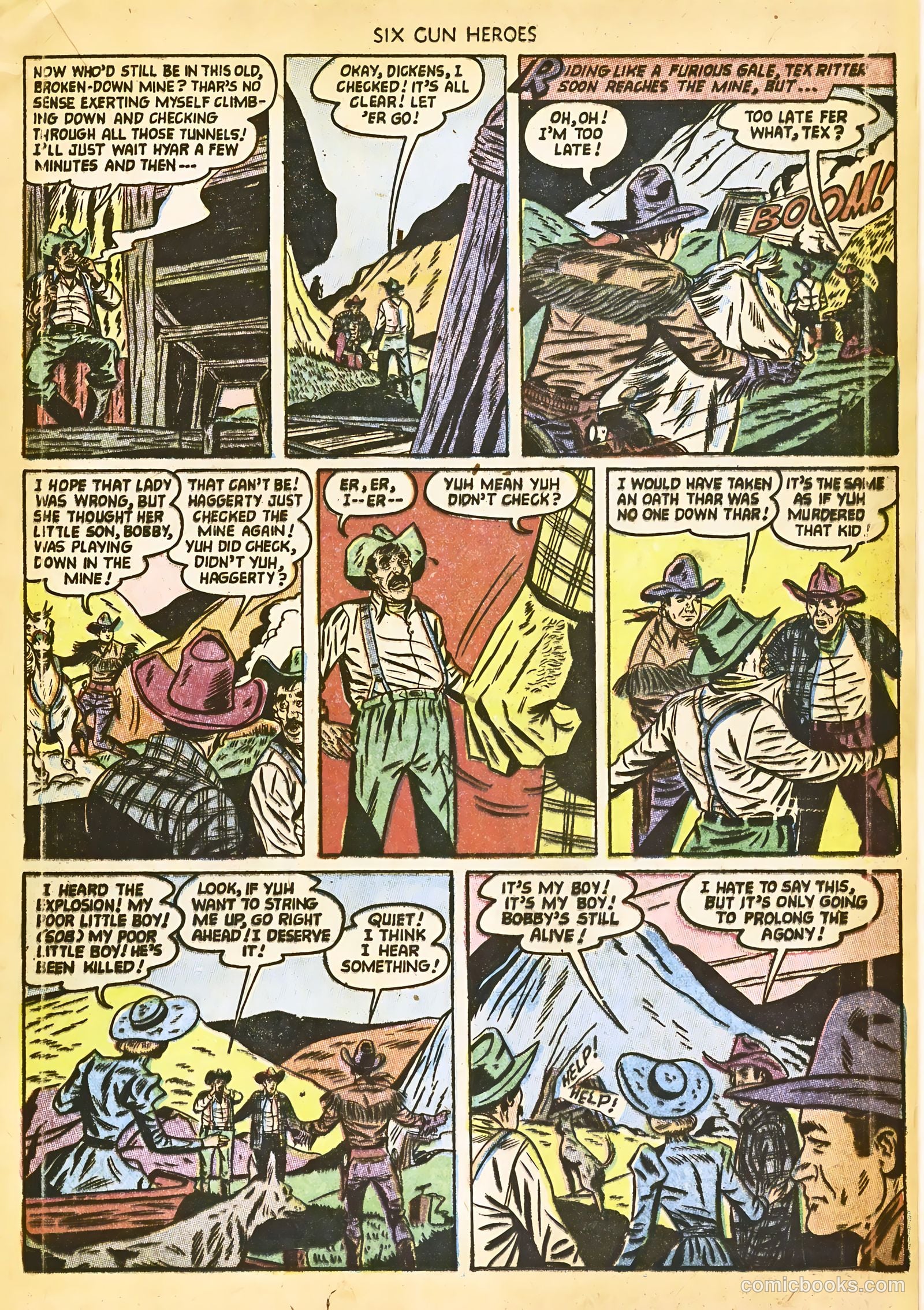 Six-Gun Heroes #22 (1953) — page 17 of 36