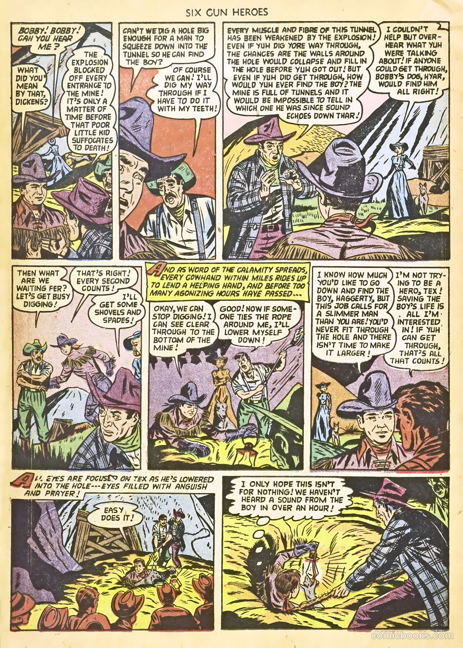 Six-Gun Heroes #22 (1953) — page 18 of 36