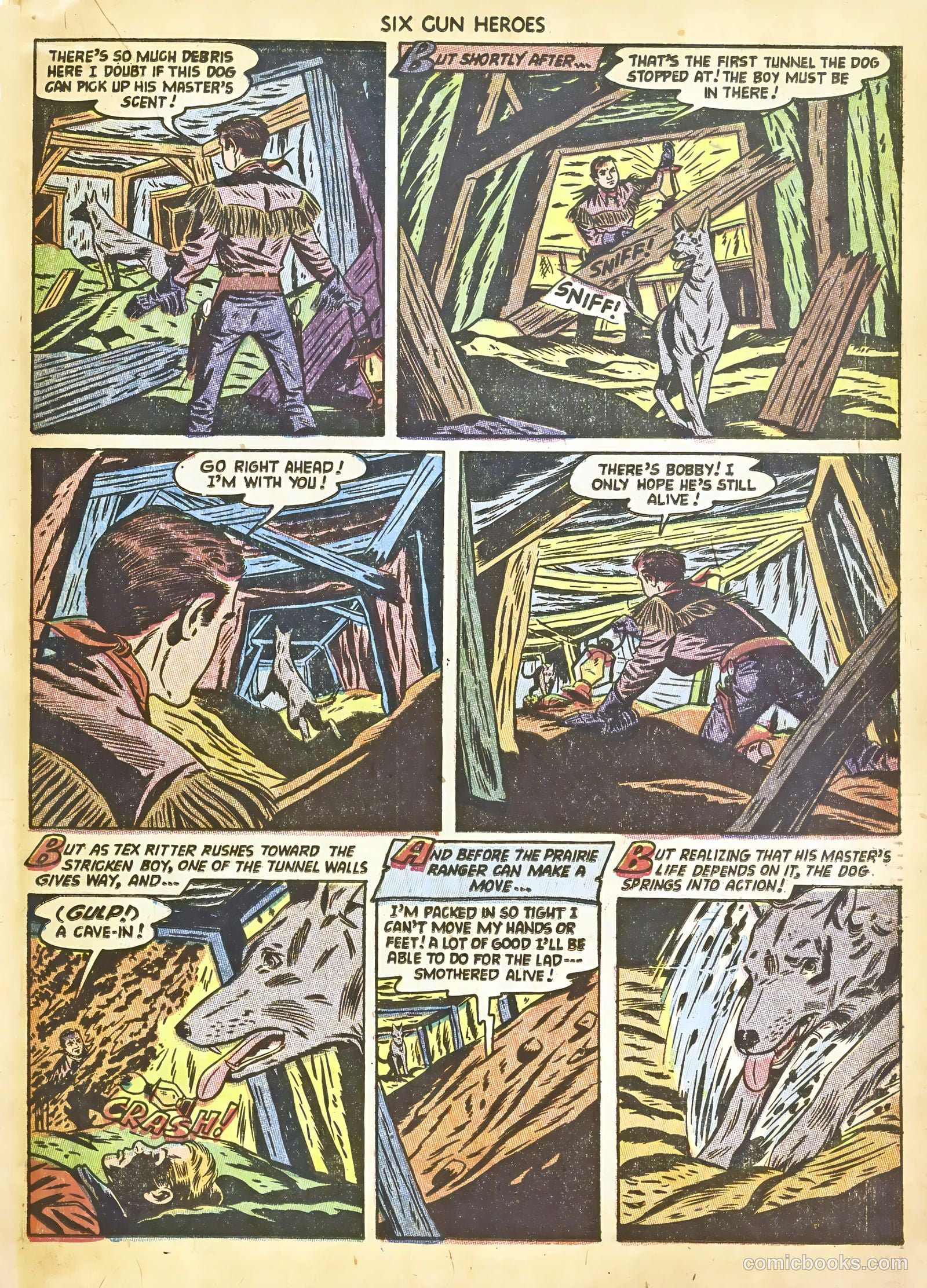 Six-Gun Heroes #22 (1953) — page 19 of 36