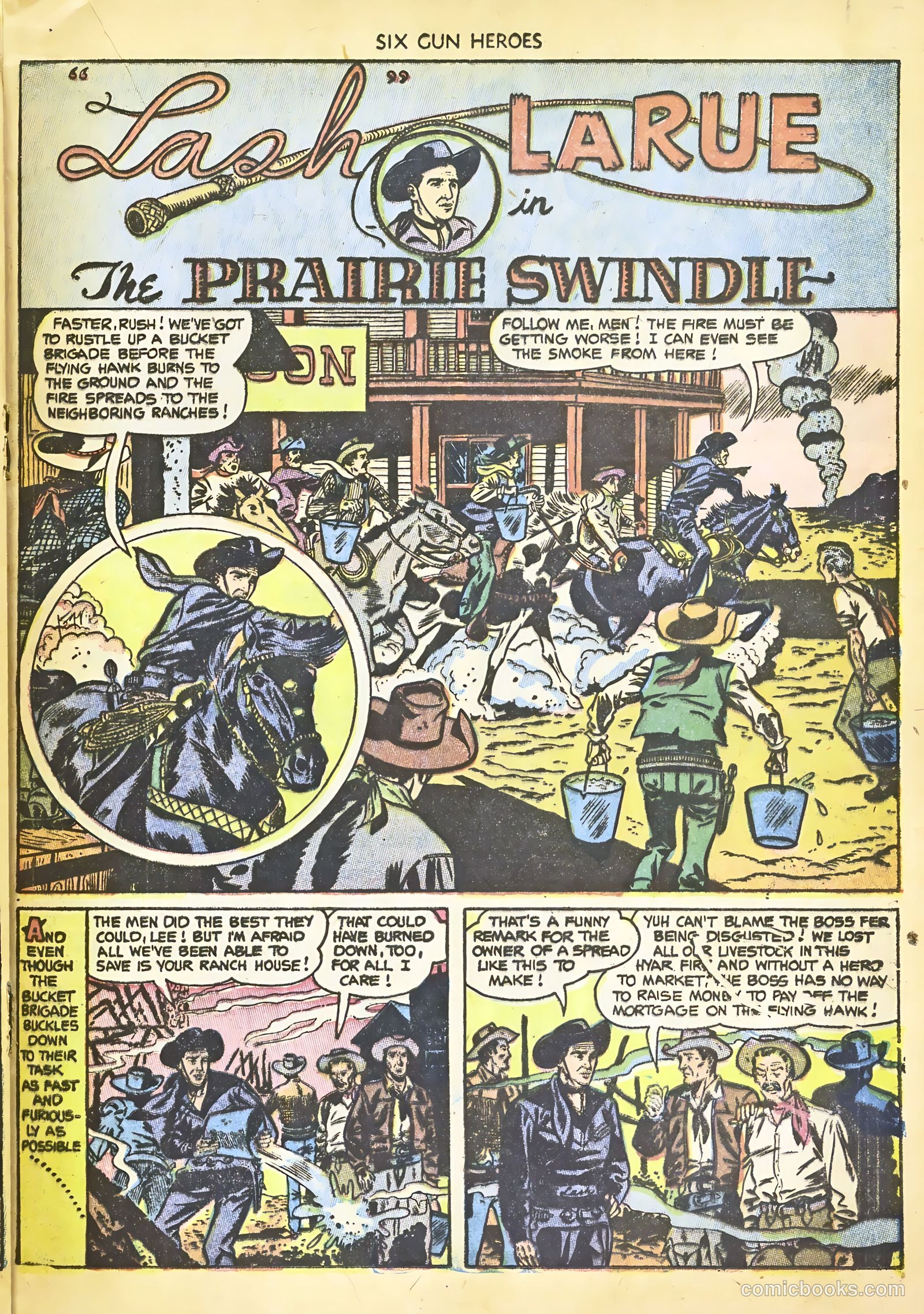 Six-Gun Heroes #22 (1953) — page 21 of 36