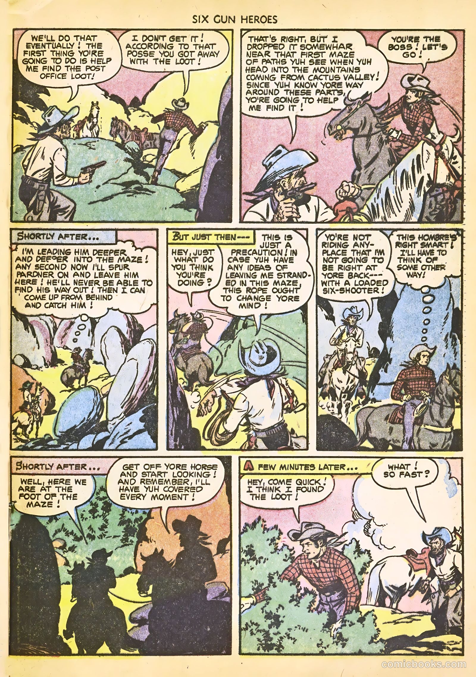Six-Gun Heroes #22 (1953) — page 33 of 36
