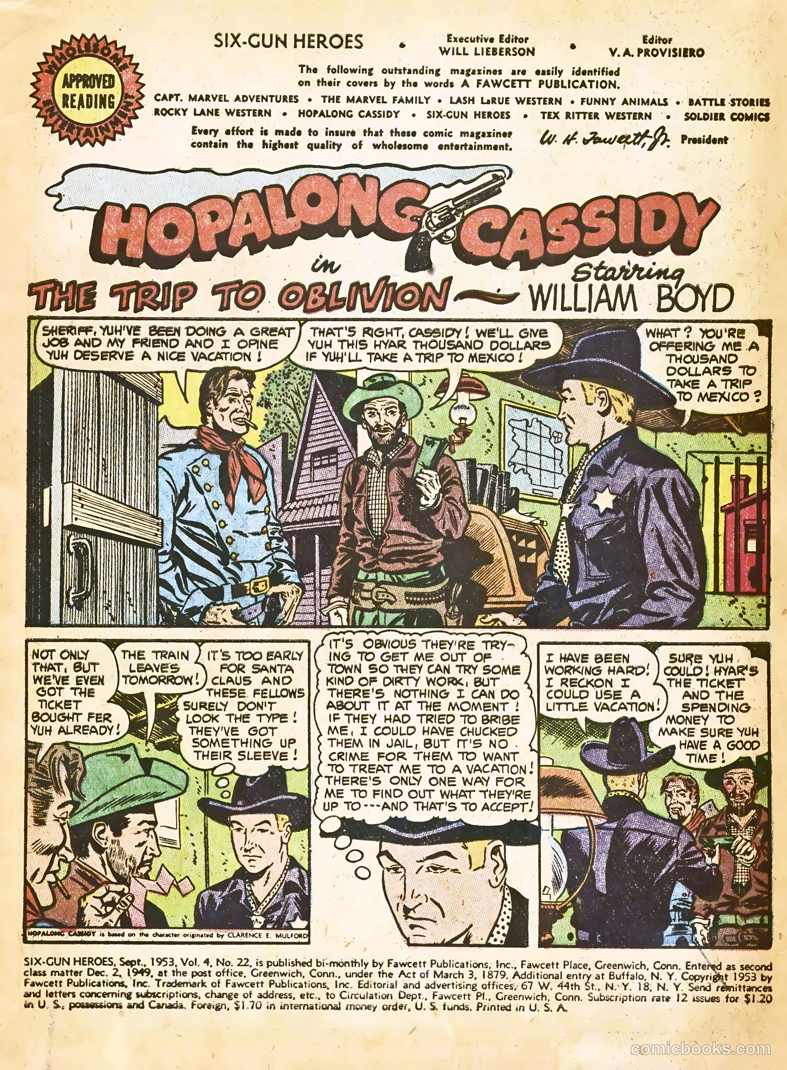 Six-Gun Heroes #22 (1953) — page 3 of 36