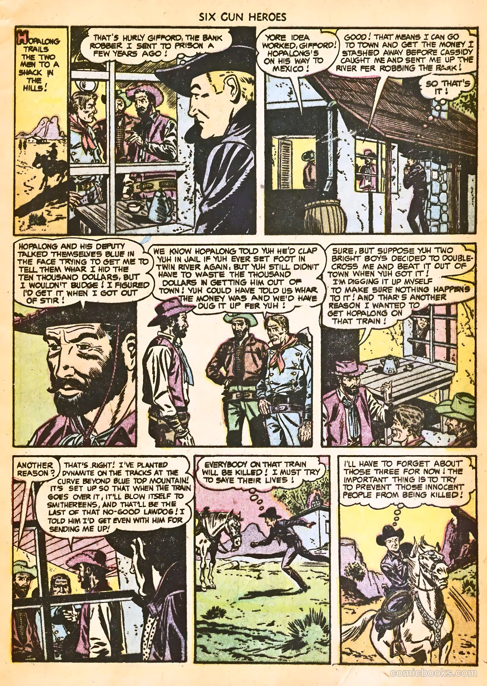 Six-Gun Heroes #22 (1953) — page 5 of 36