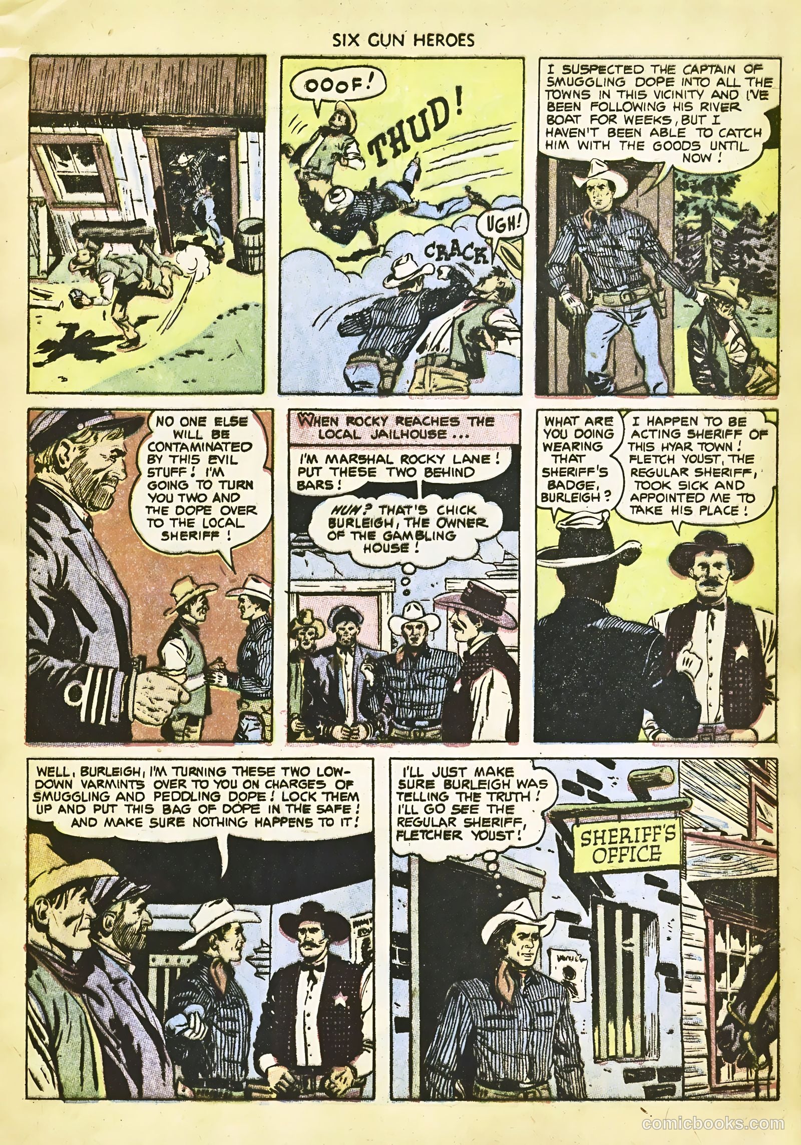 Six-Gun Heroes #22 (1953) — page 9 of 36