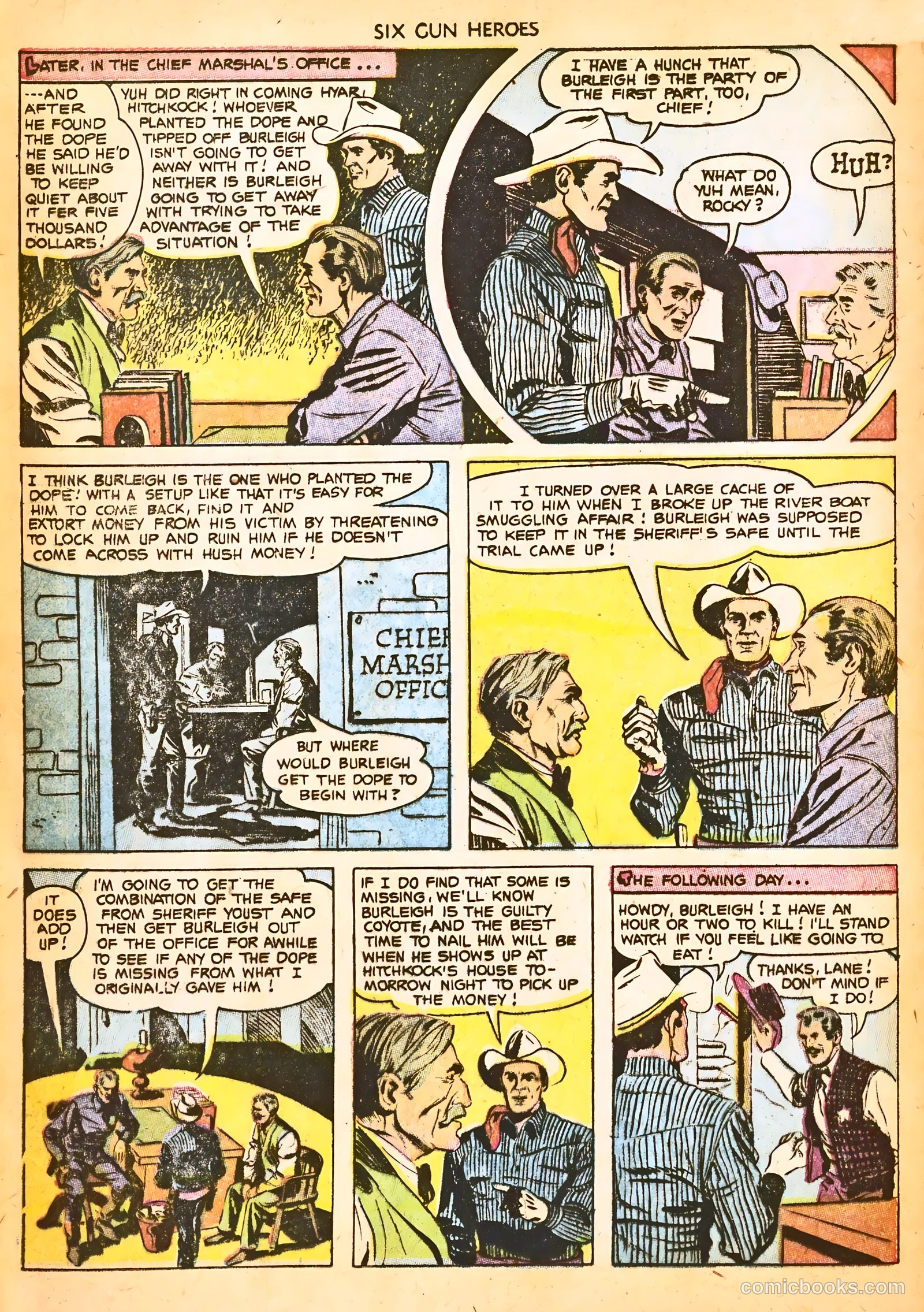 Six-Gun Heroes #22 (1953) — page 12 of 36