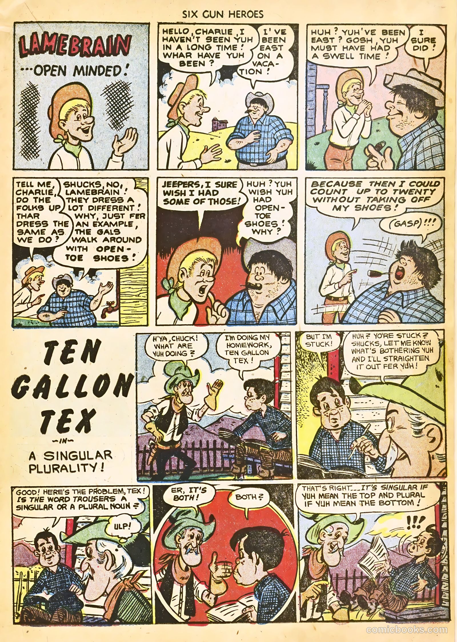 Six-Gun Heroes #22 (1953) — page 15 of 36