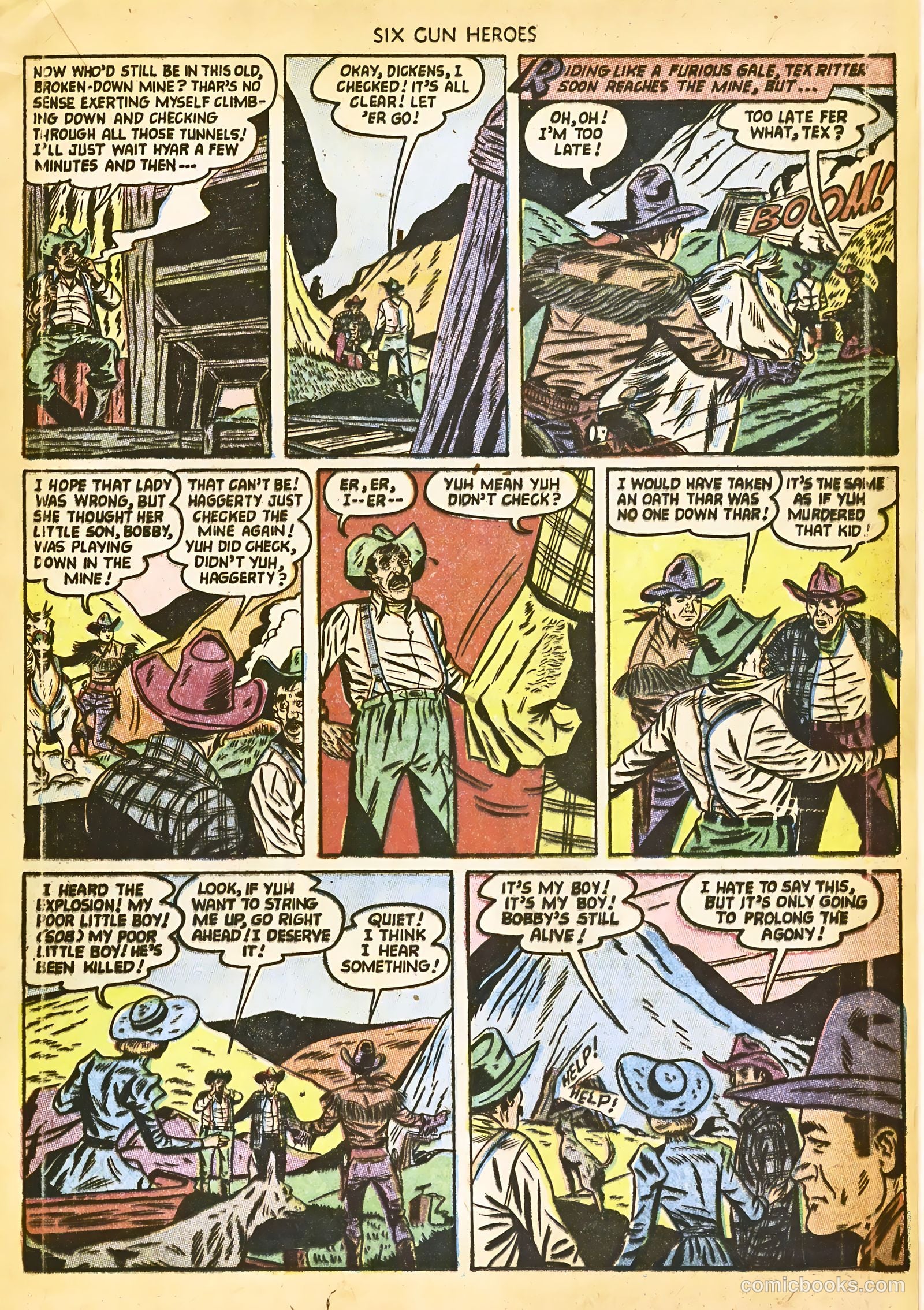 Six-Gun Heroes #22 (1953) — page 17 of 36