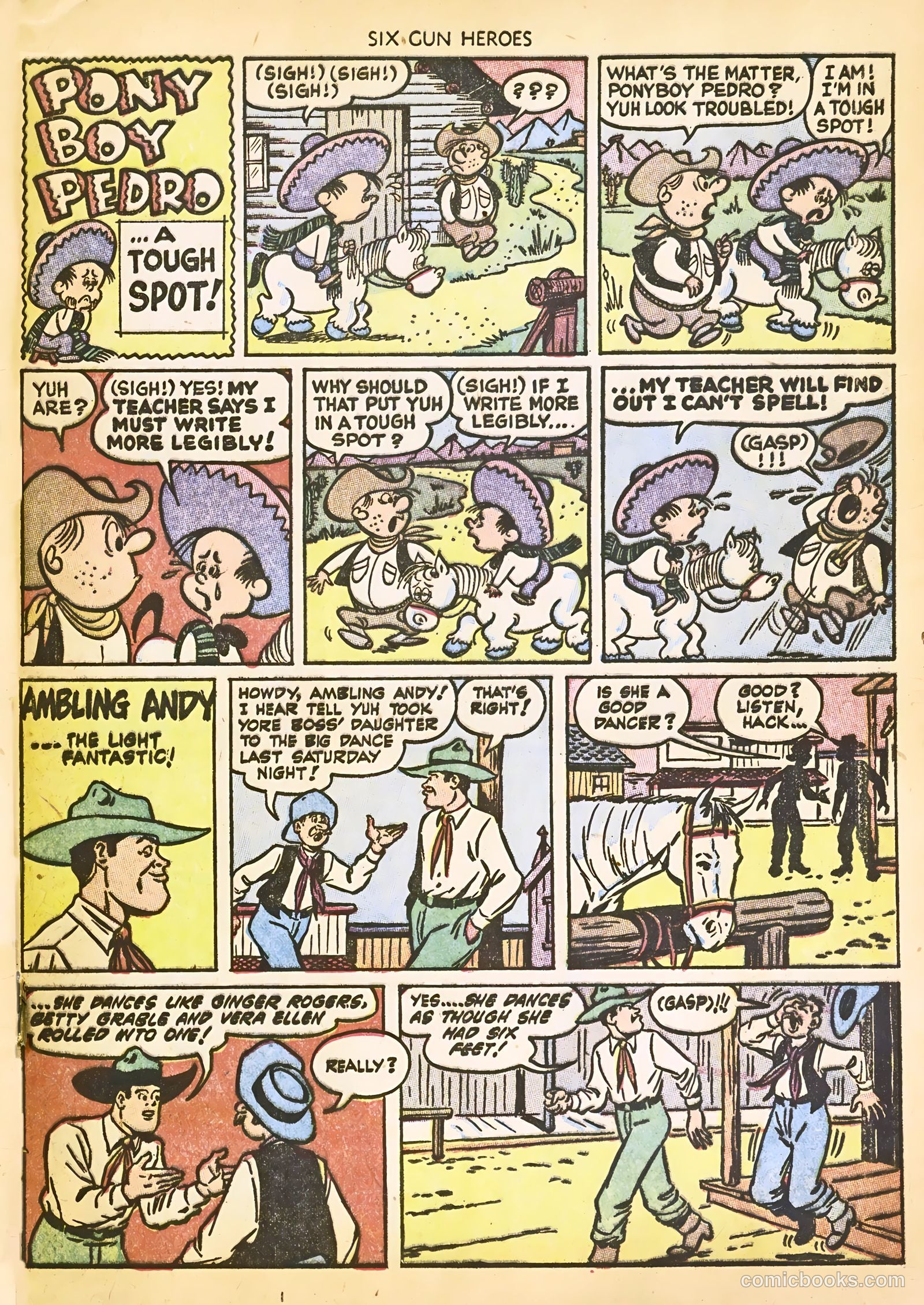 Six-Gun Heroes #22 (1953) — page 29 of 36