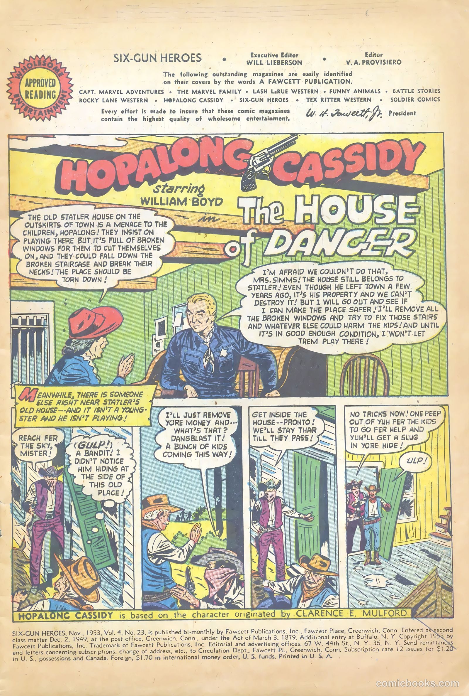 Six-Gun Heroes #23 (1953) — page 3 of 36
