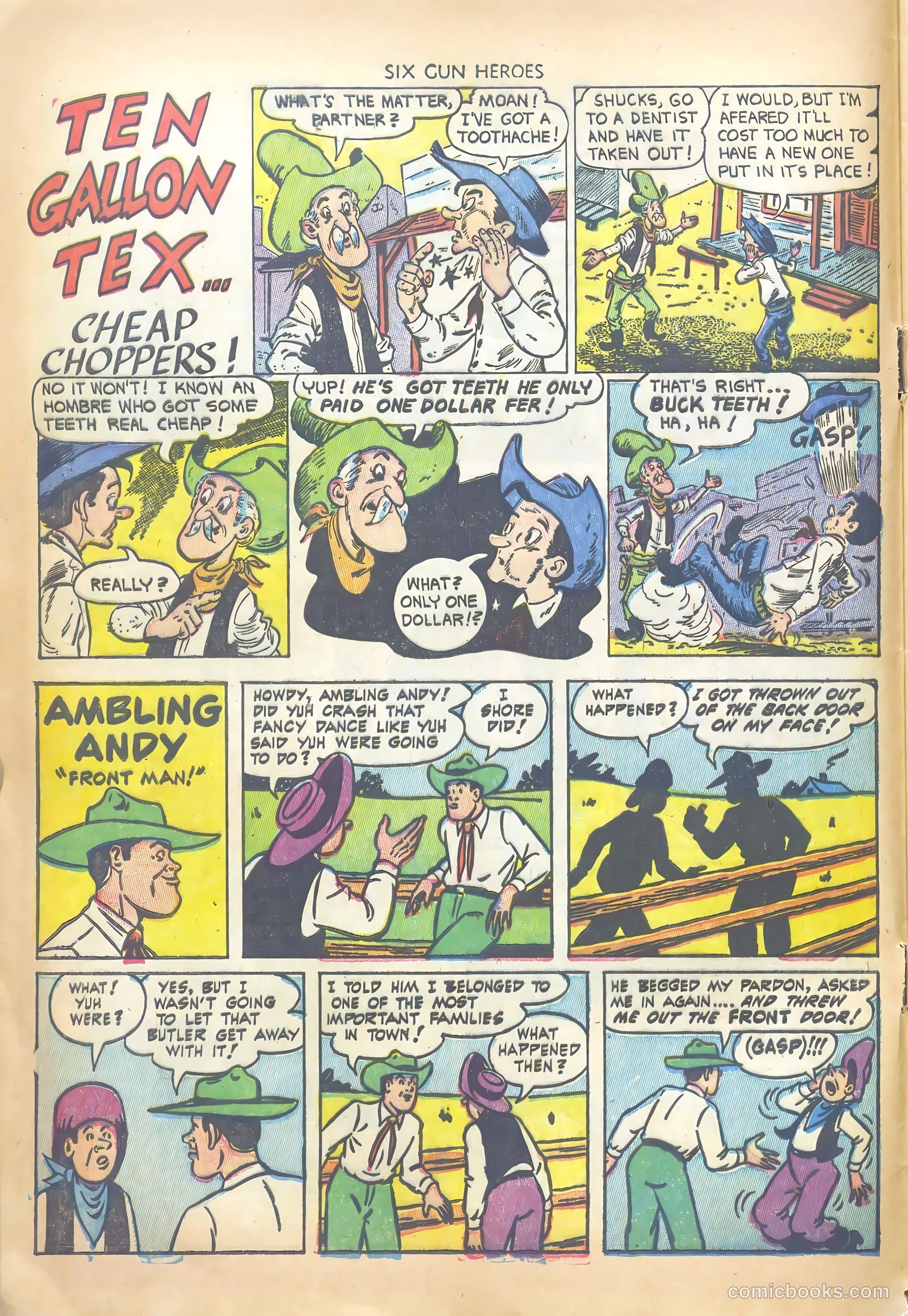 Six-Gun Heroes #23 (1953) — page 8 of 36