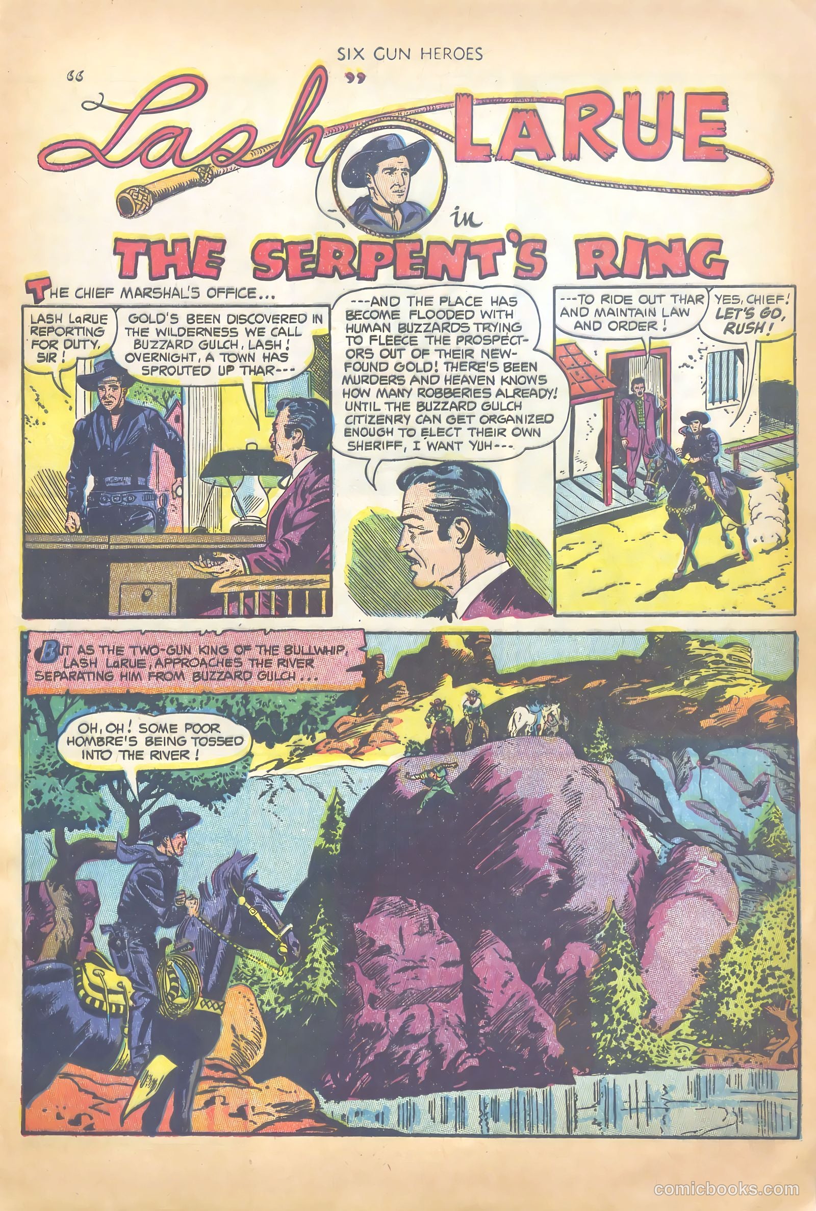 Six-Gun Heroes #23 (1953) — page 9 of 36