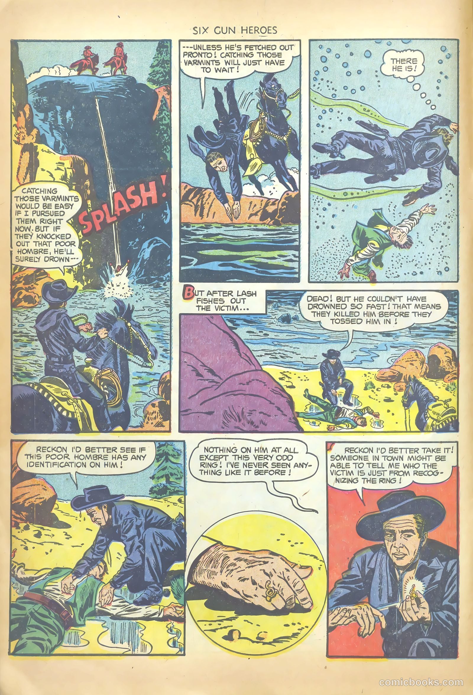 Six-Gun Heroes #23 (1953) — page 10 of 36