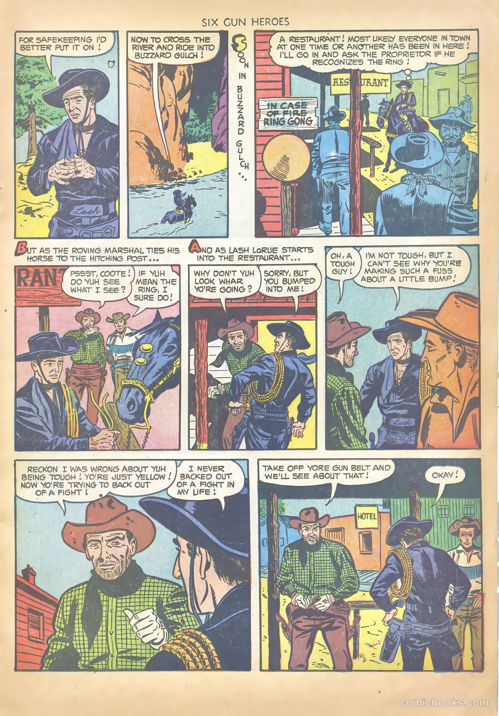Six-Gun Heroes #23 (1953) — page 11 of 36