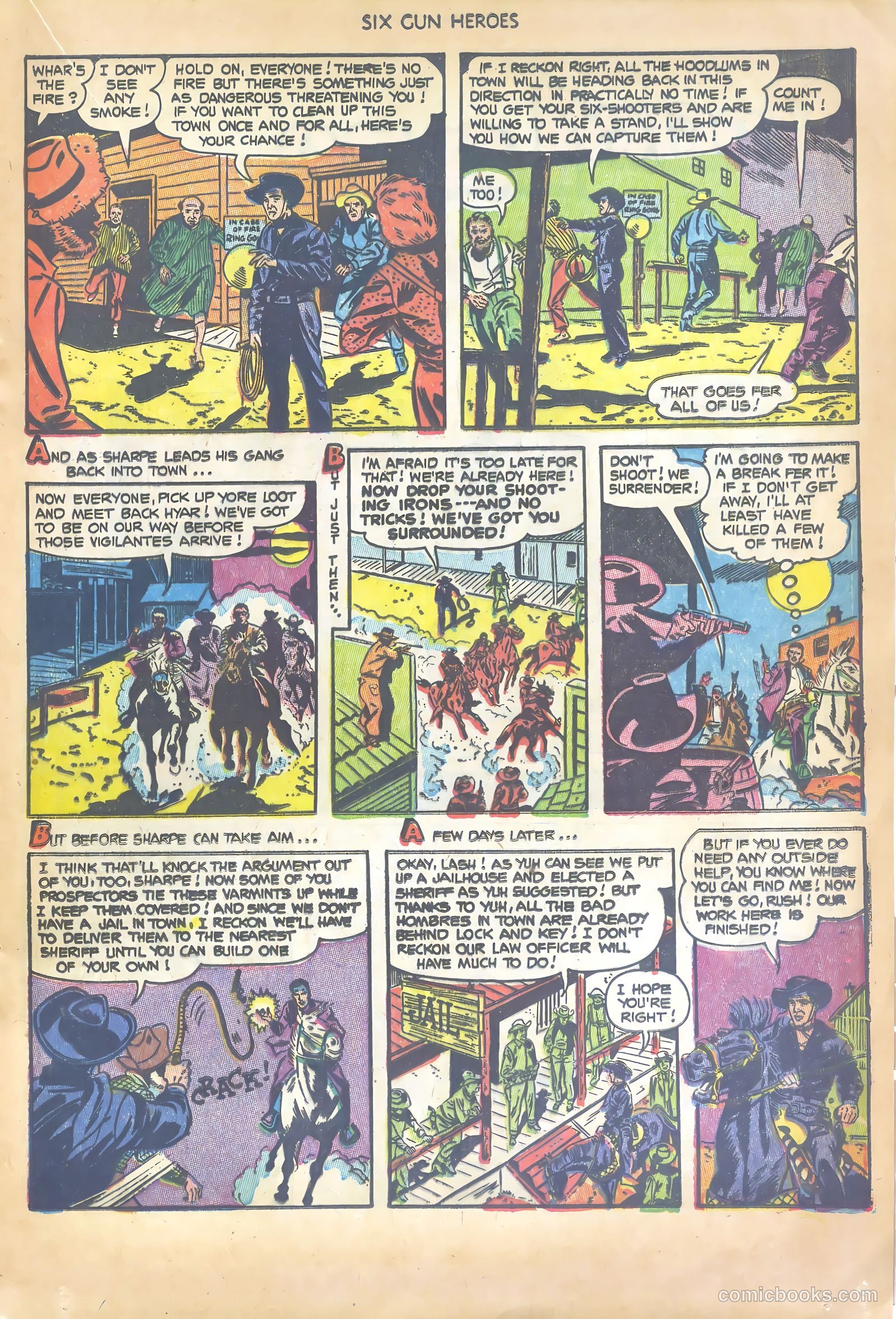 Six-Gun Heroes #23 (1953) — page 17 of 36