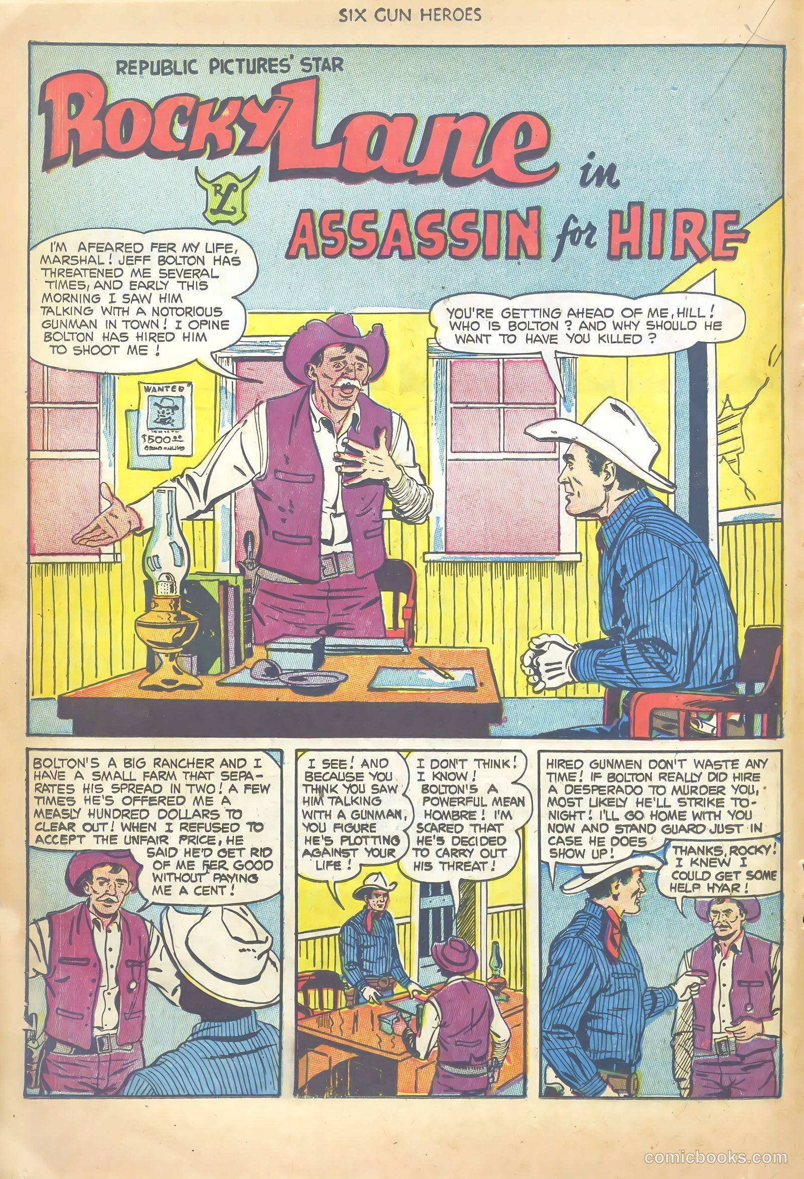 Six-Gun Heroes #23 (1953) — page 18 of 36