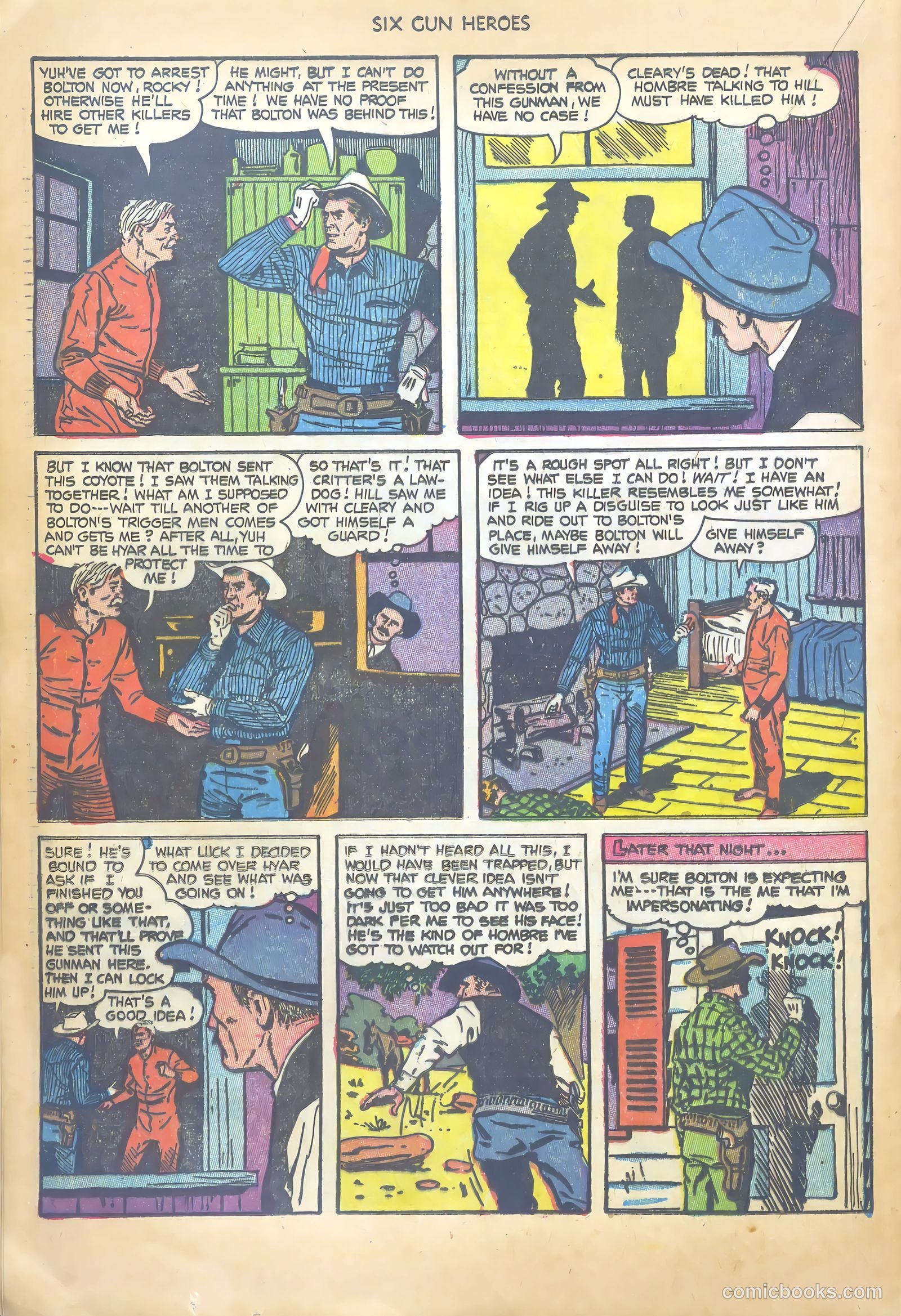 Six-Gun Heroes #23 (1953) — page 20 of 36