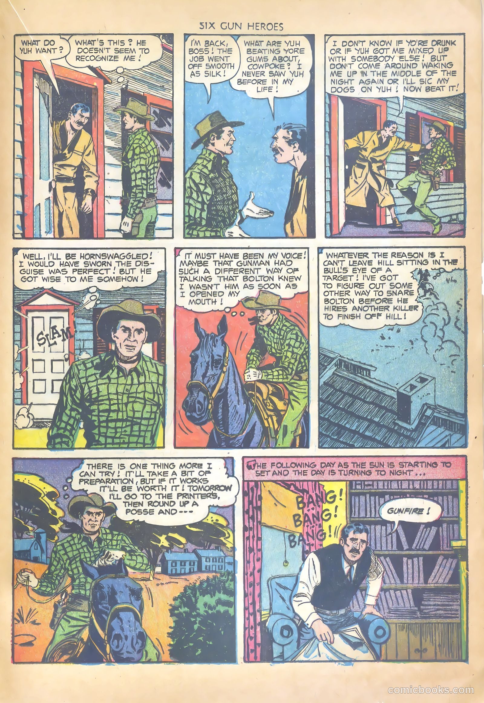 Six-Gun Heroes #23 (1953) — page 21 of 36