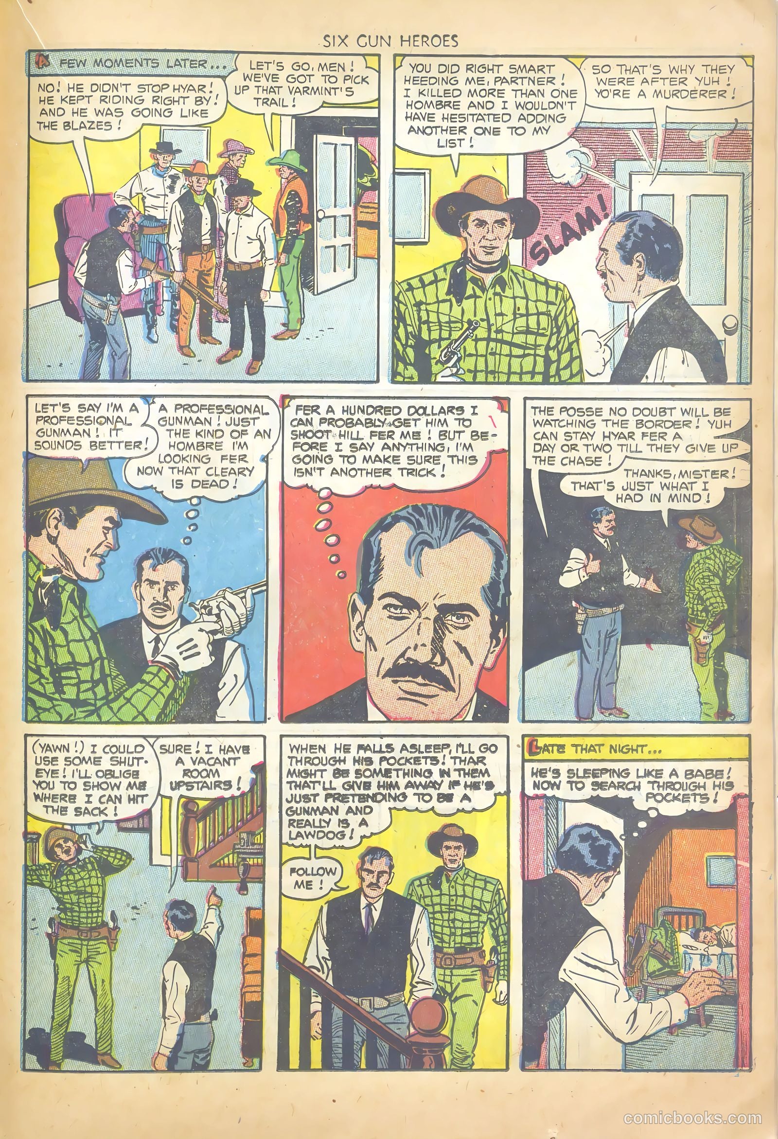Six-Gun Heroes #23 (1953) — page 23 of 36