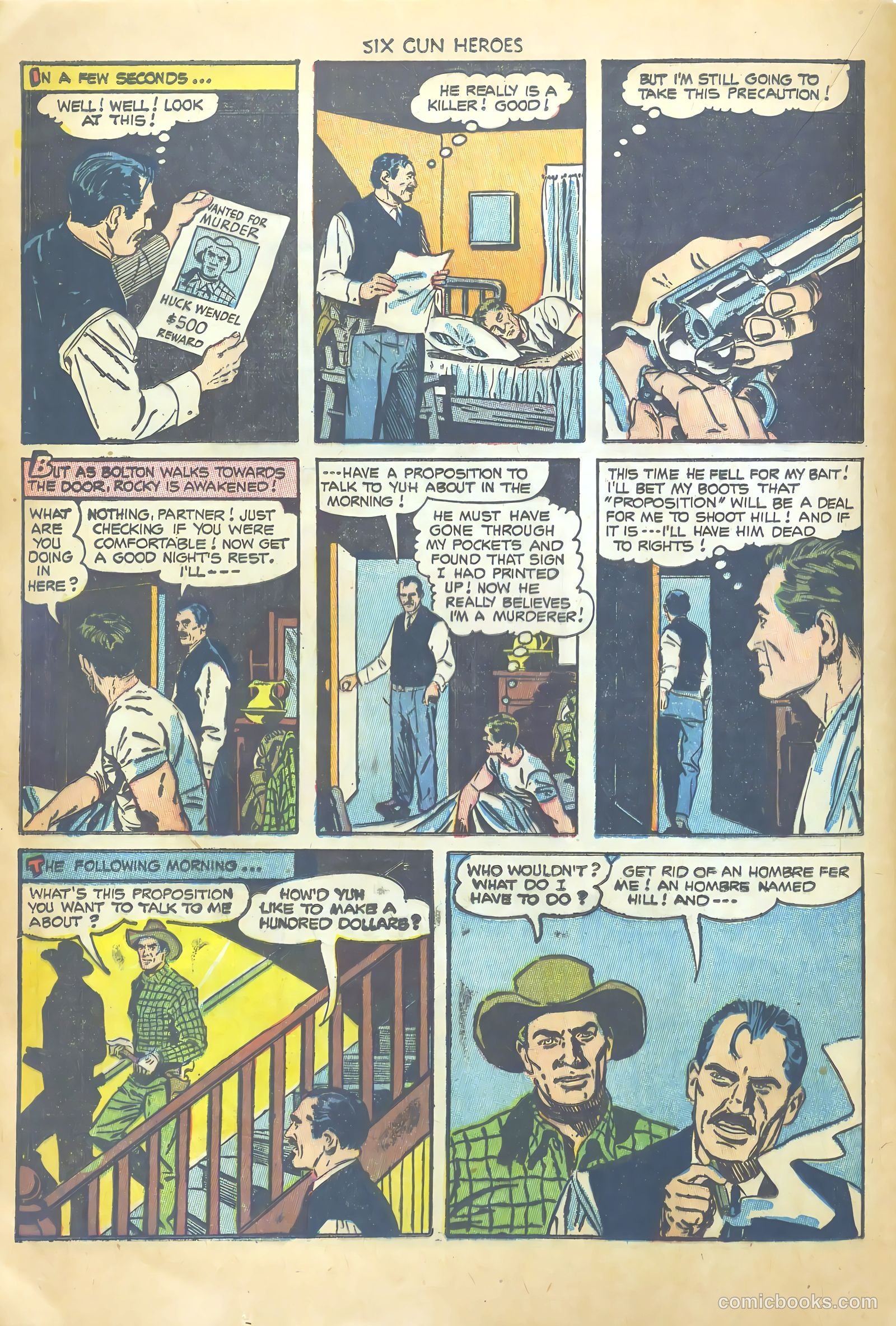 Six-Gun Heroes #23 (1953) — page 24 of 36