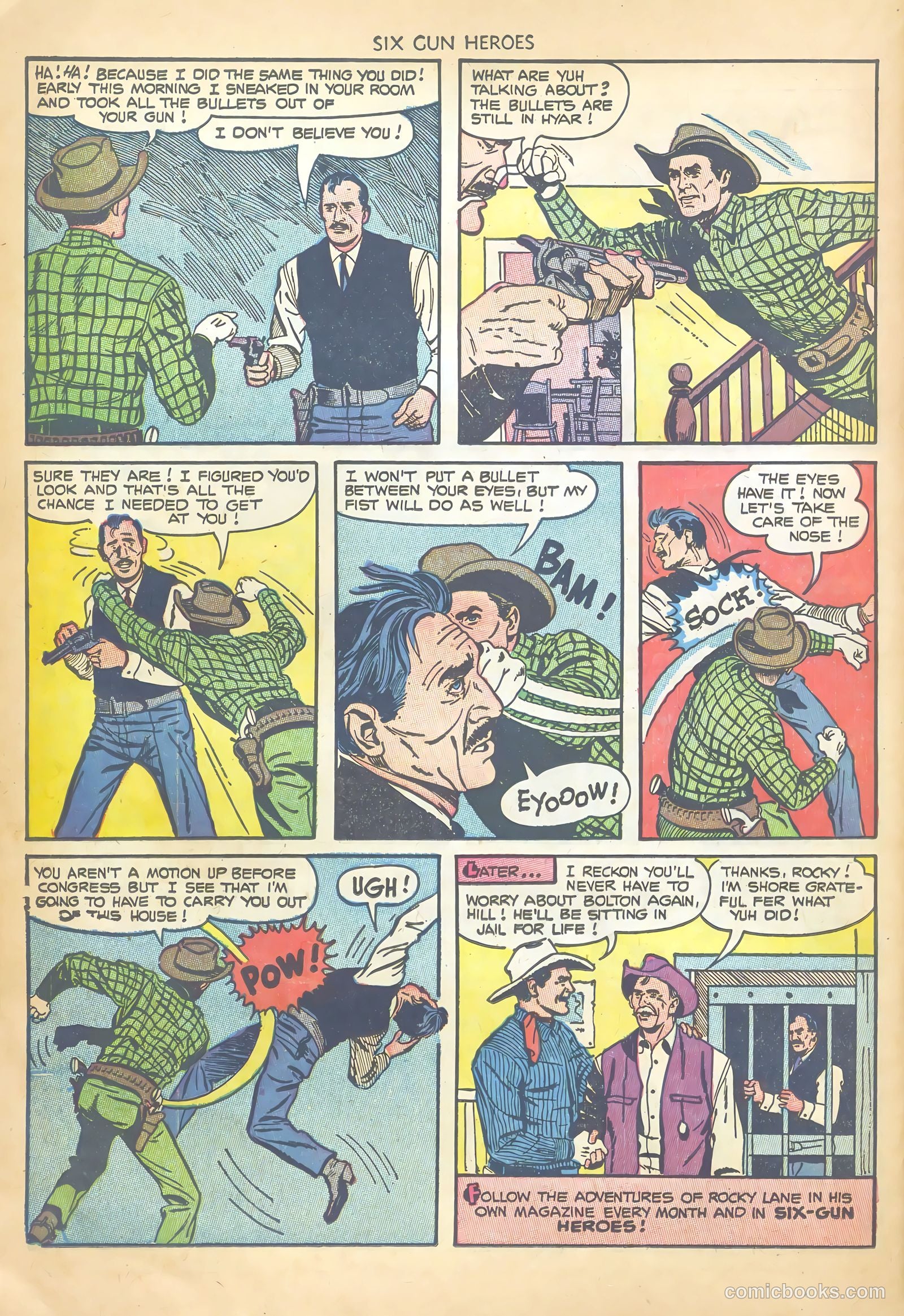 Six-Gun Heroes #23 (1953) — page 26 of 36