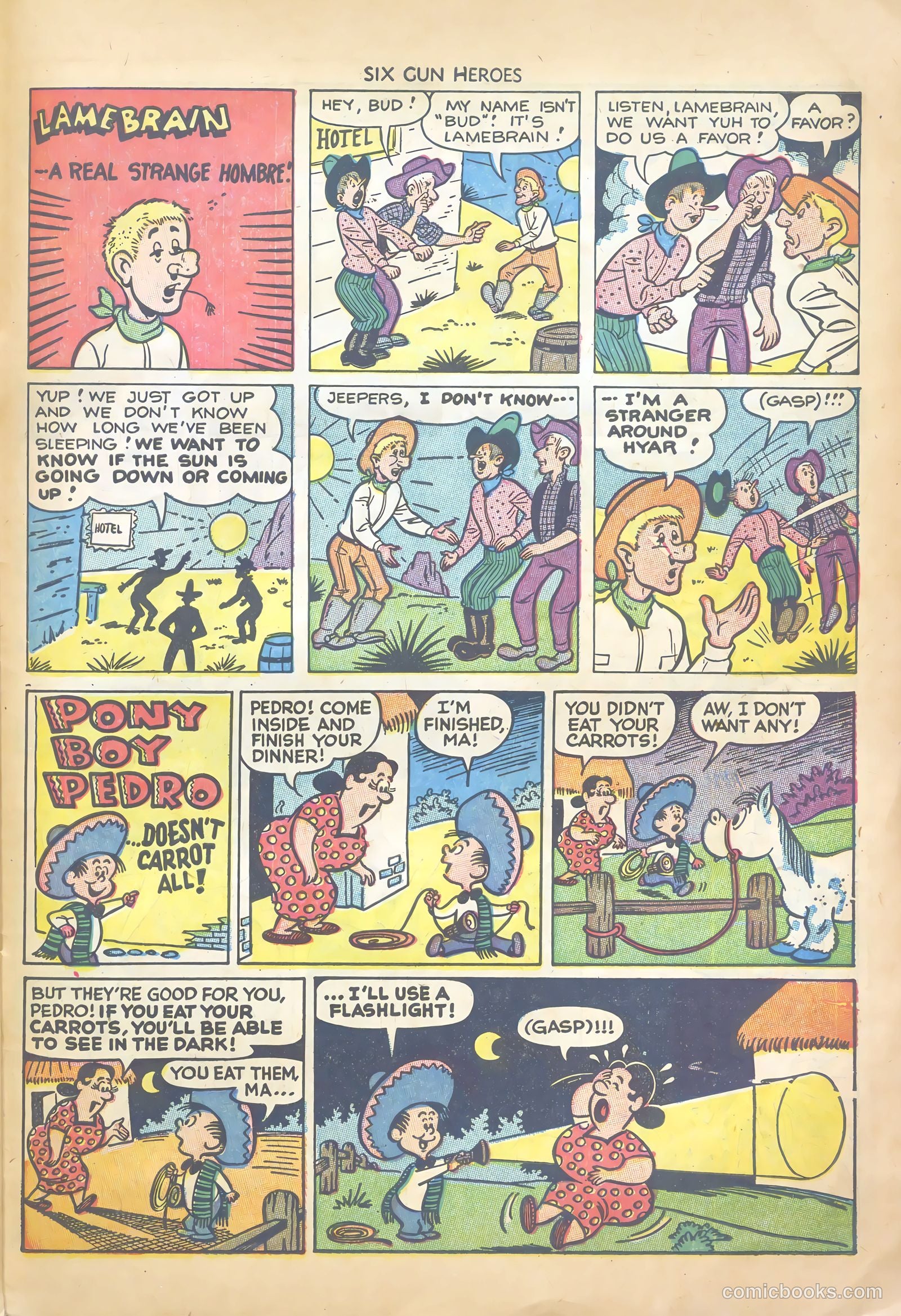 Six-Gun Heroes #23 (1953) — page 27 of 36