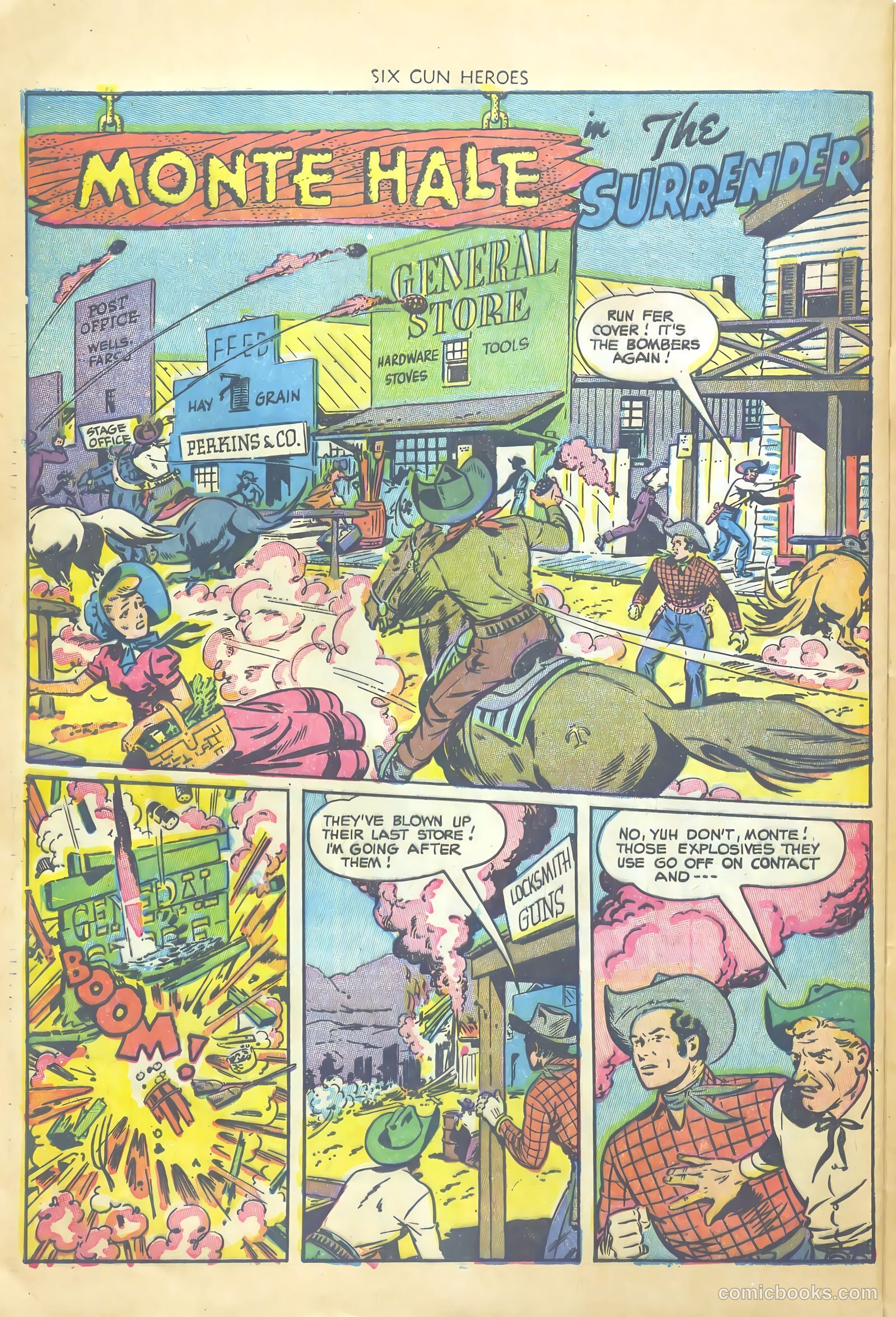Six-Gun Heroes #23 (1953) — page 28 of 36