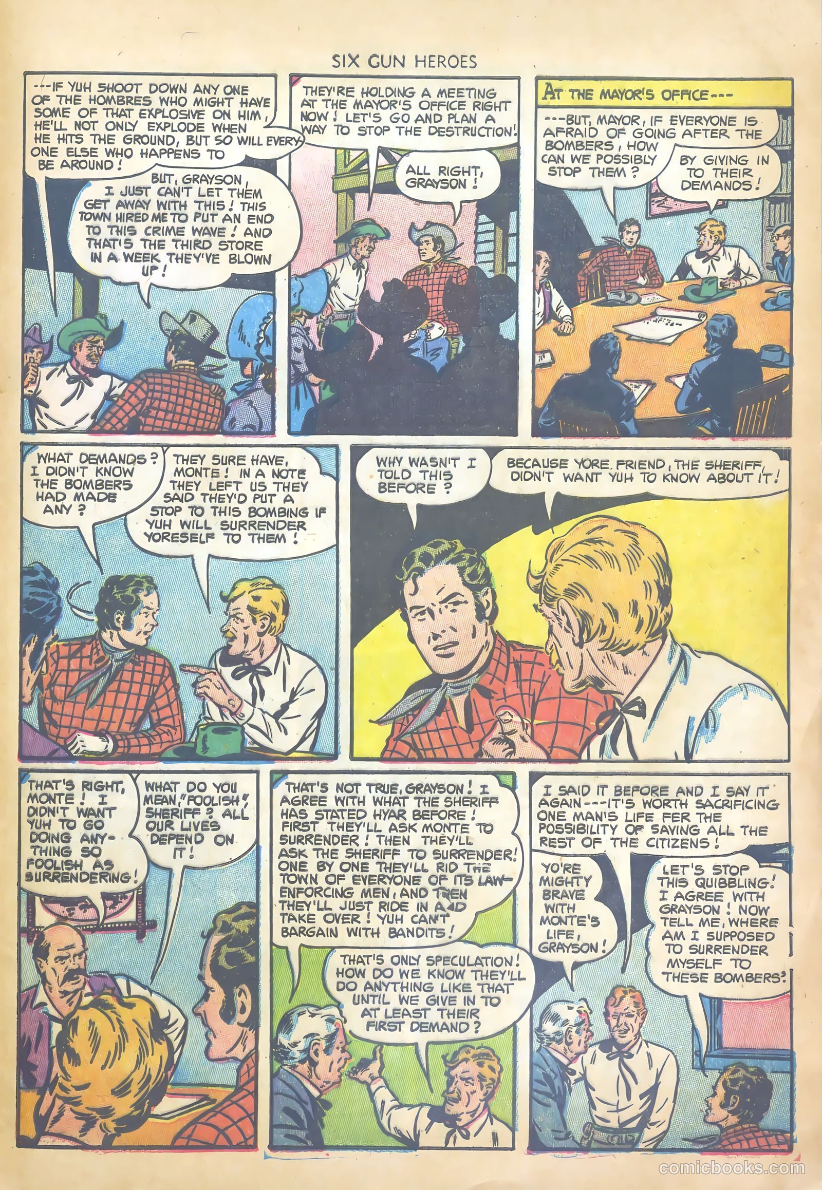Six-Gun Heroes #23 (1953) — page 29 of 36