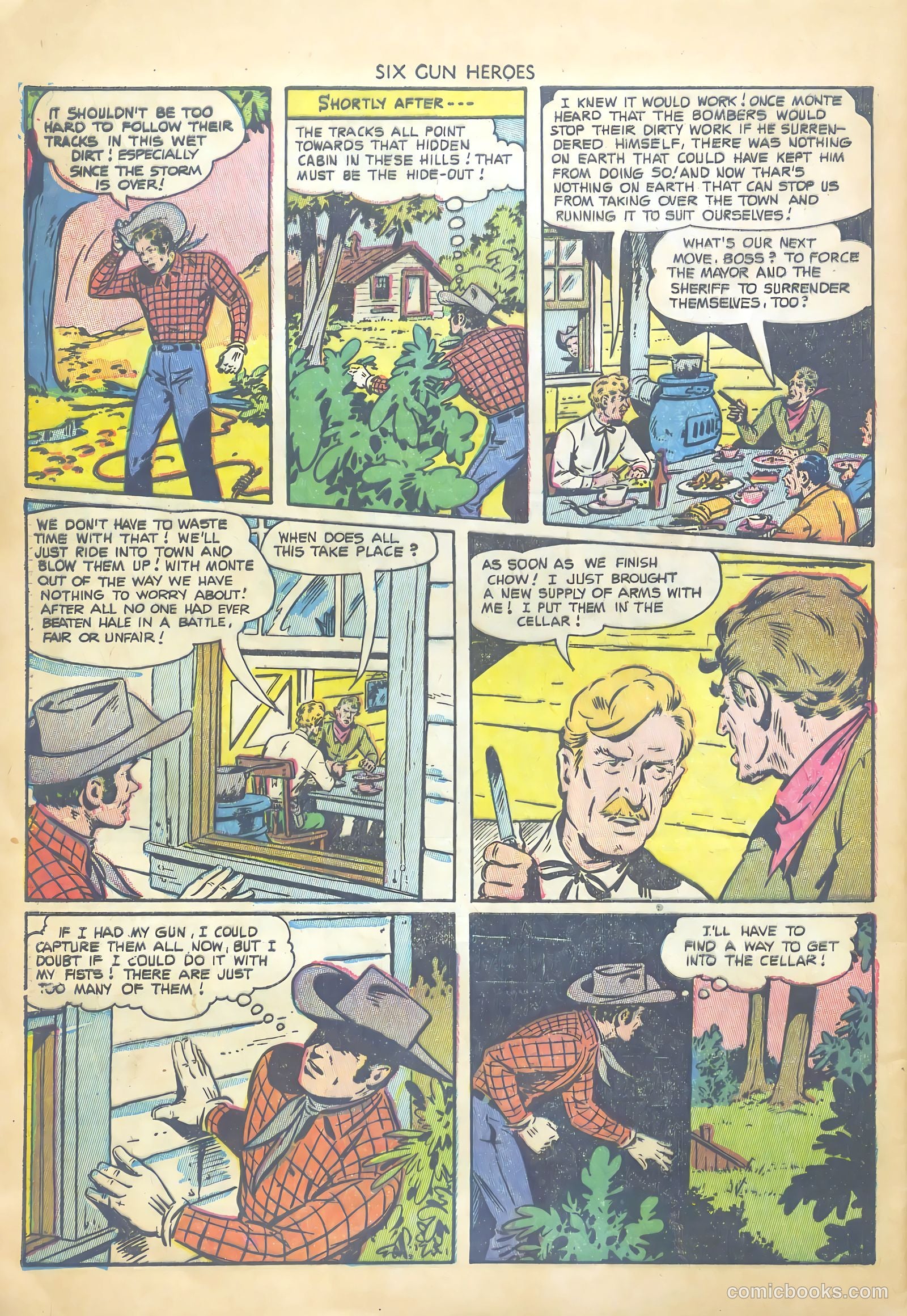 Six-Gun Heroes #23 (1953) — page 32 of 36