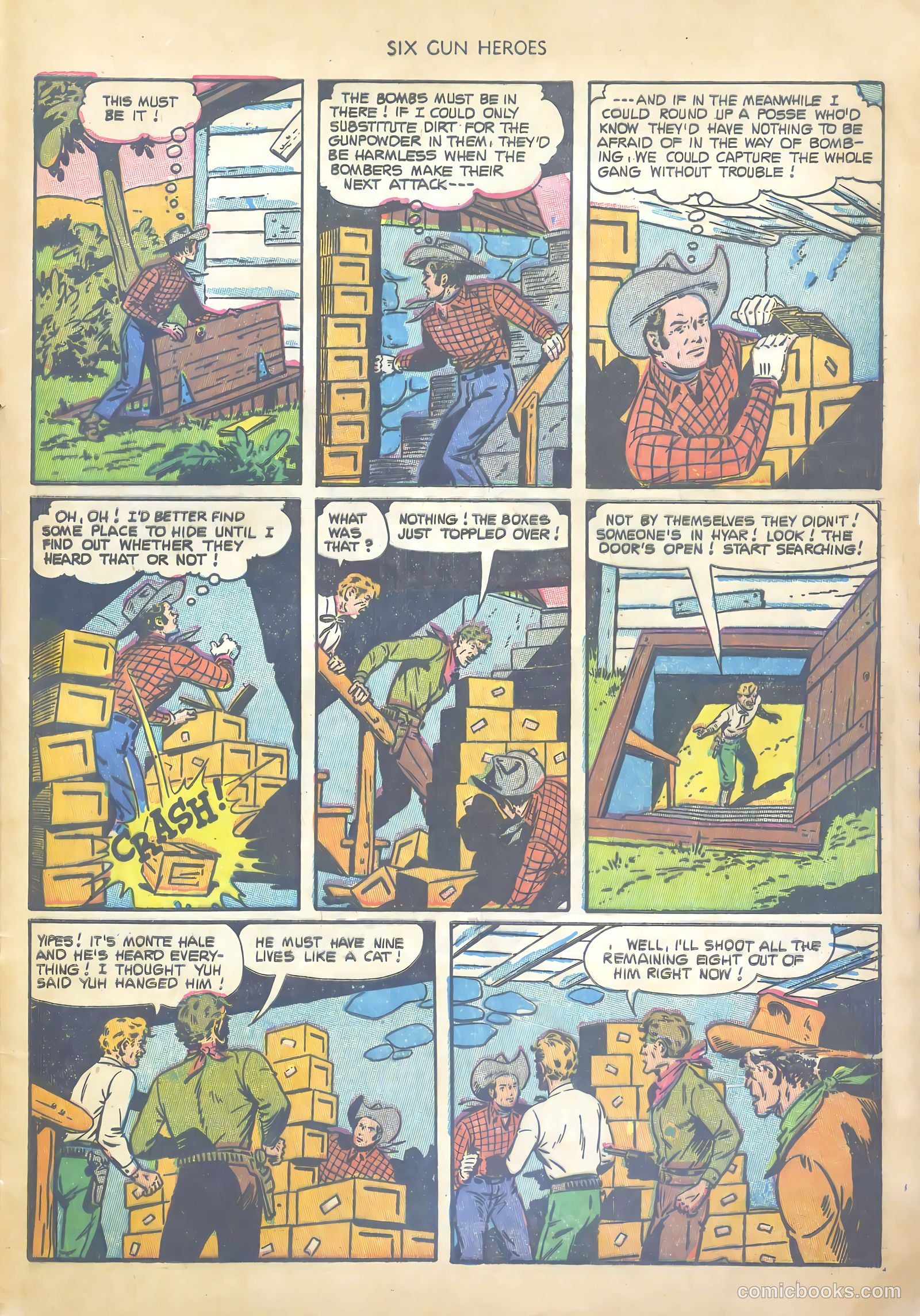 Six-Gun Heroes #23 (1953) — page 33 of 36