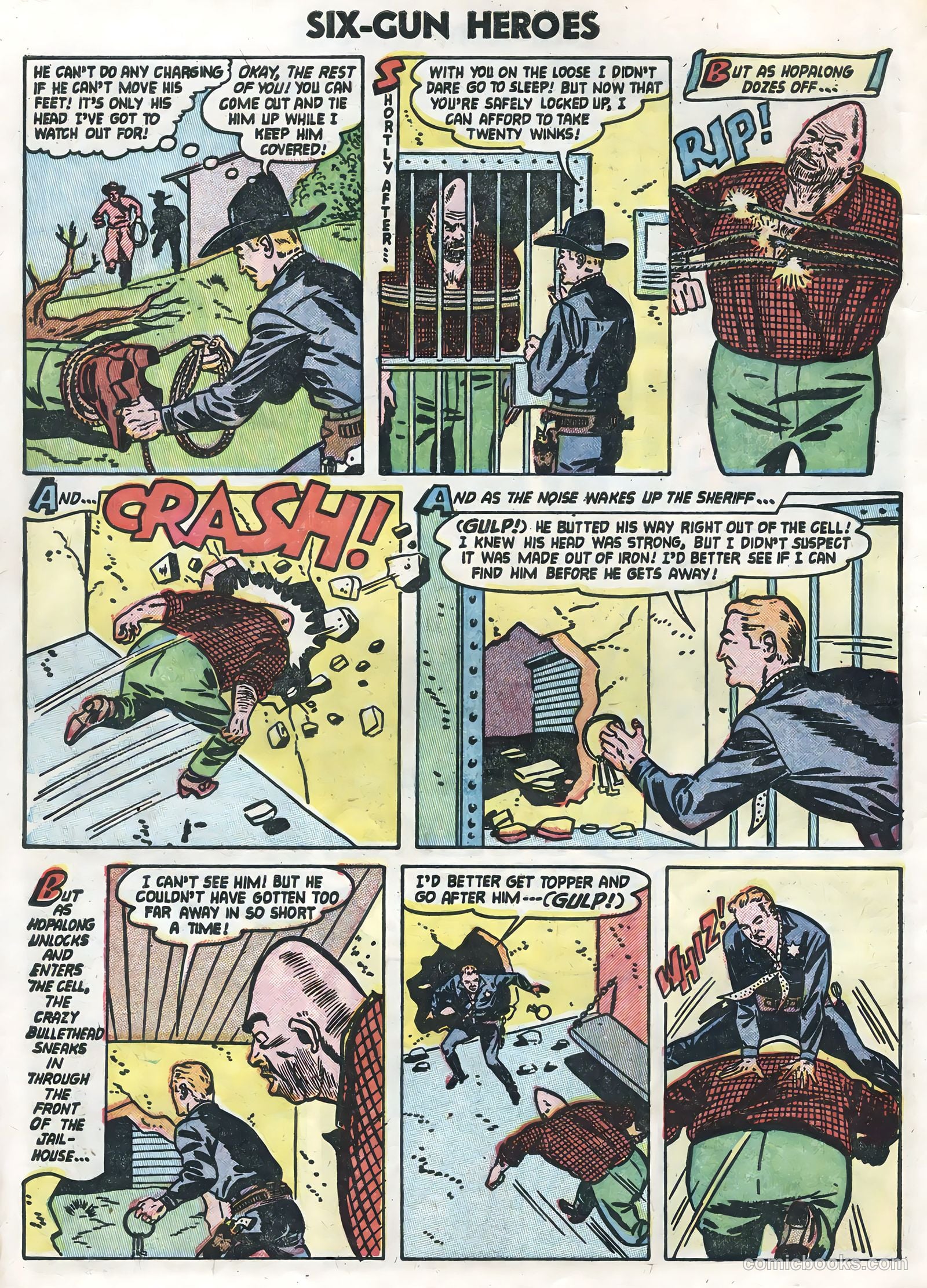 Six-Gun Heroes #24 (1954) — page 6 of 36