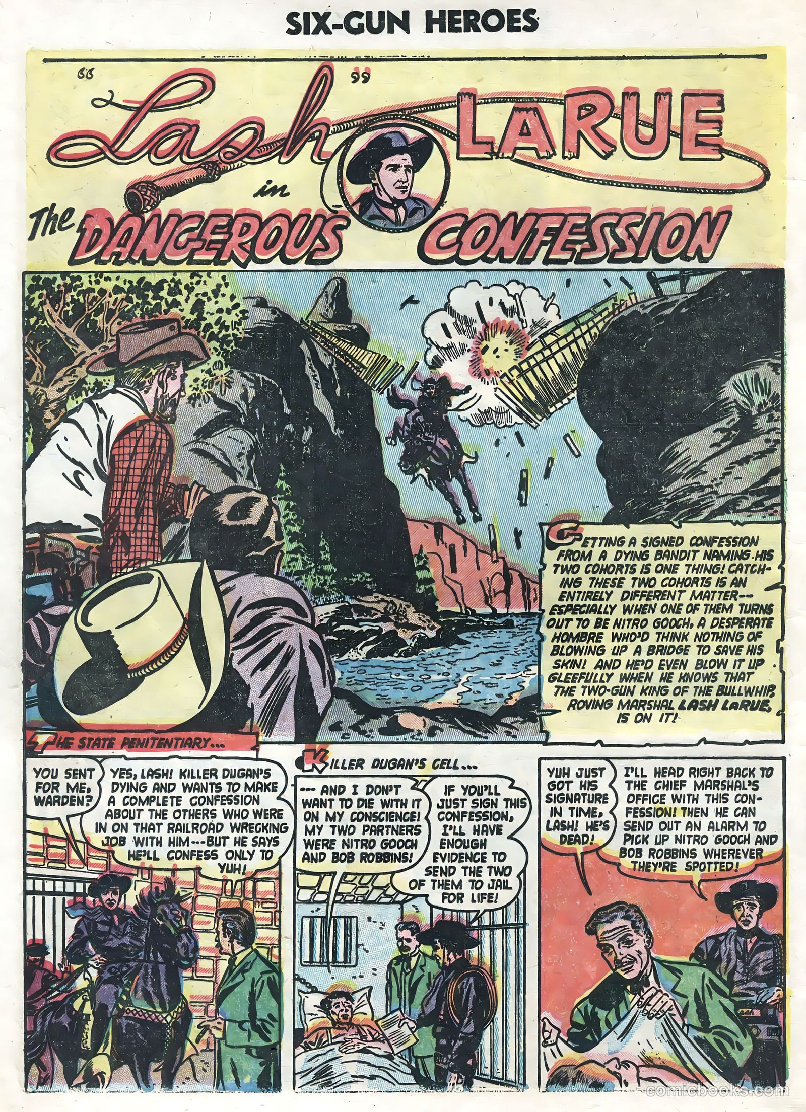 Six-Gun Heroes #24 (1954) — page 8 of 36
