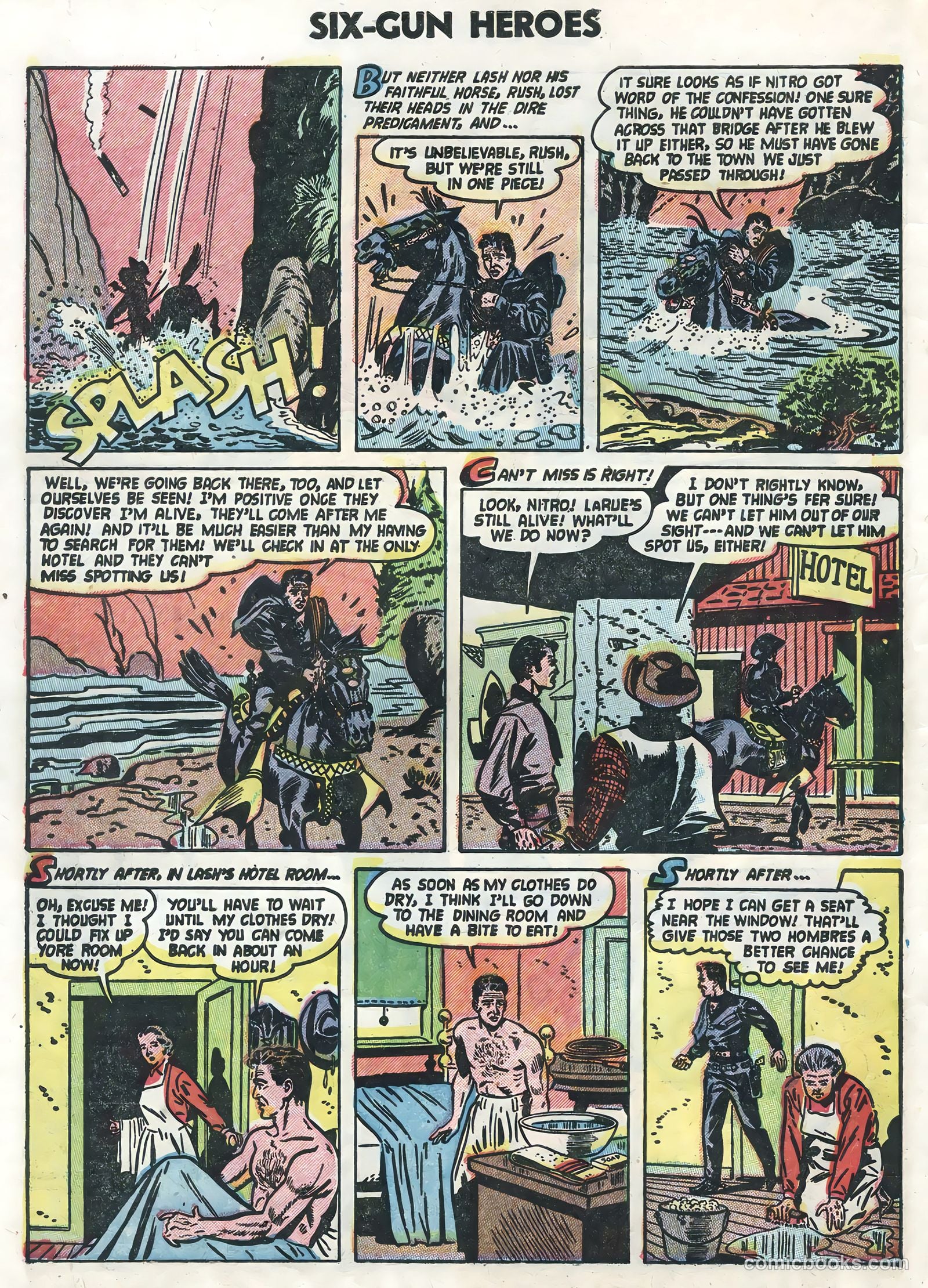 Six-Gun Heroes #24 (1954) — page 10 of 36