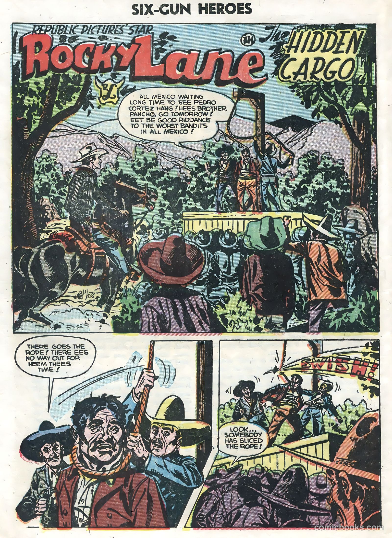 Six-Gun Heroes #24 (1954) — page 16 of 36