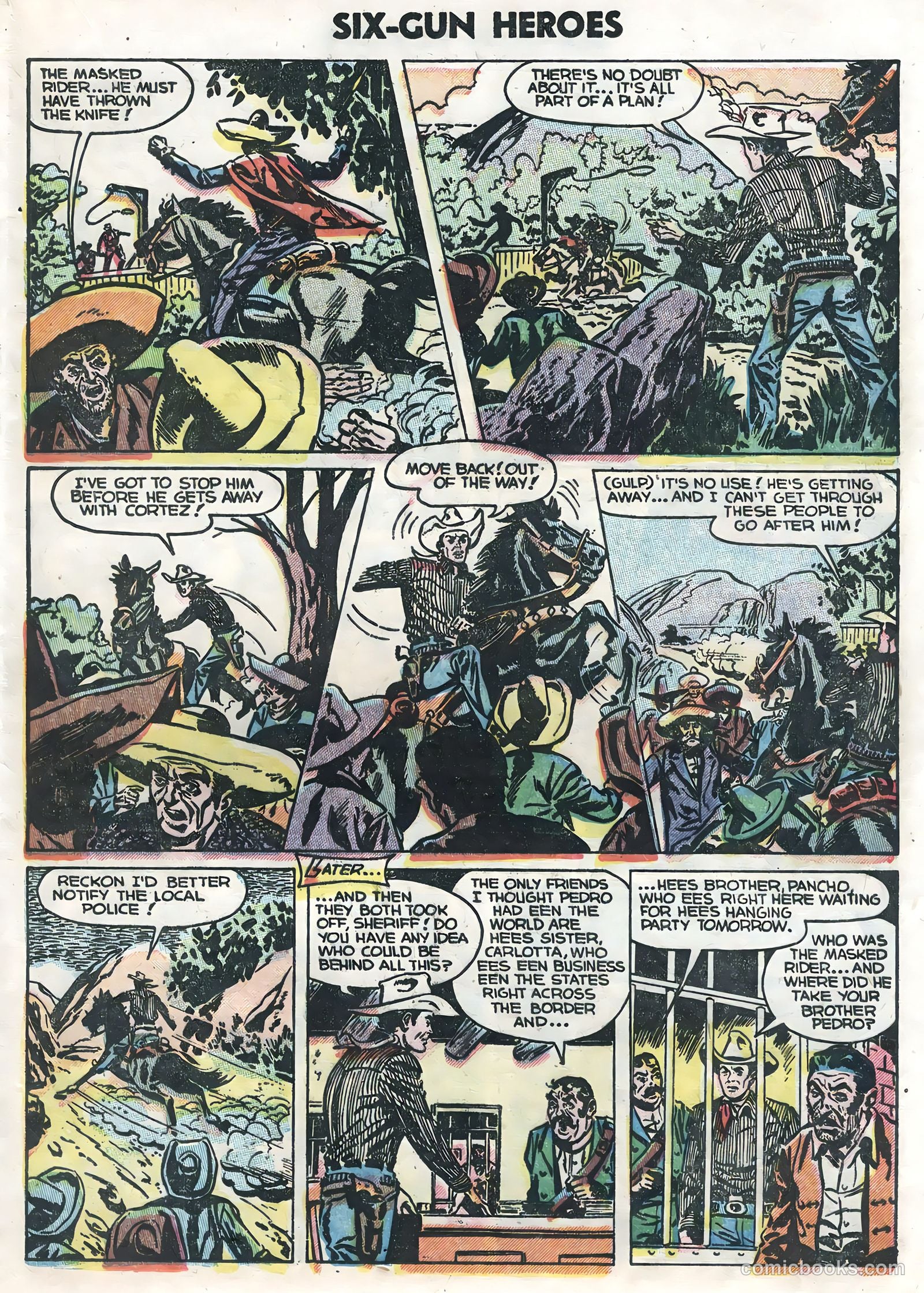 Six-Gun Heroes #24 (1954) — page 17 of 36