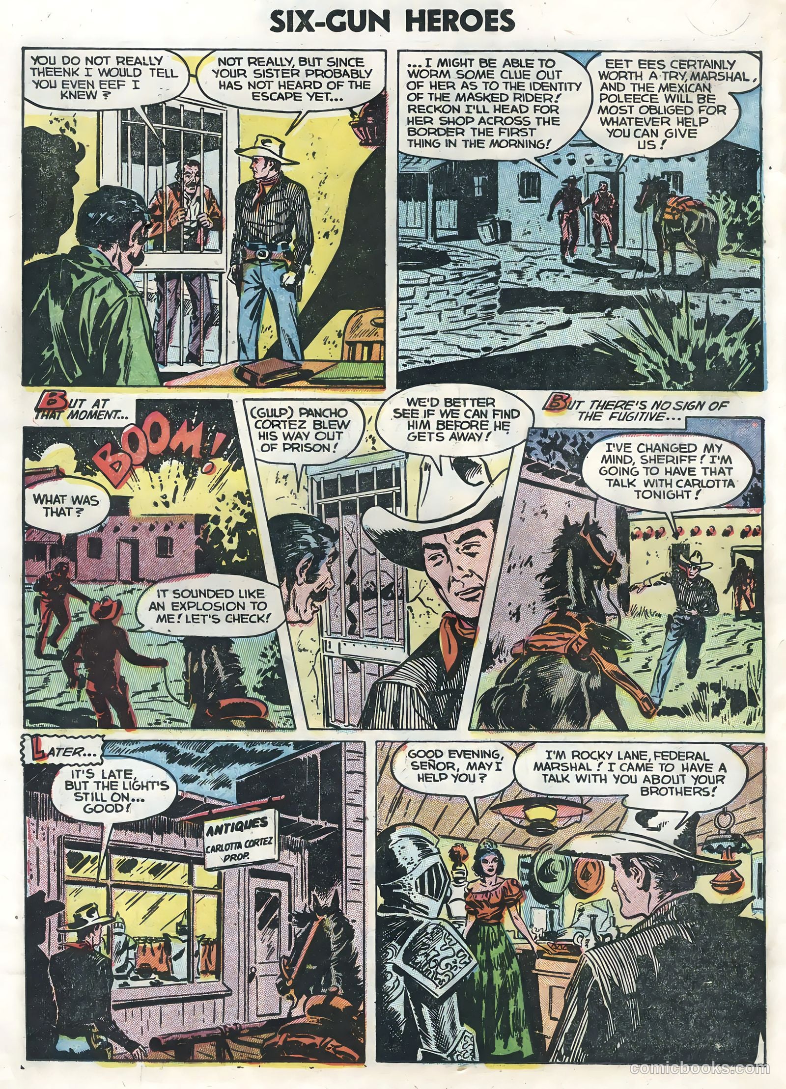 Six-Gun Heroes #24 (1954) — page 18 of 36