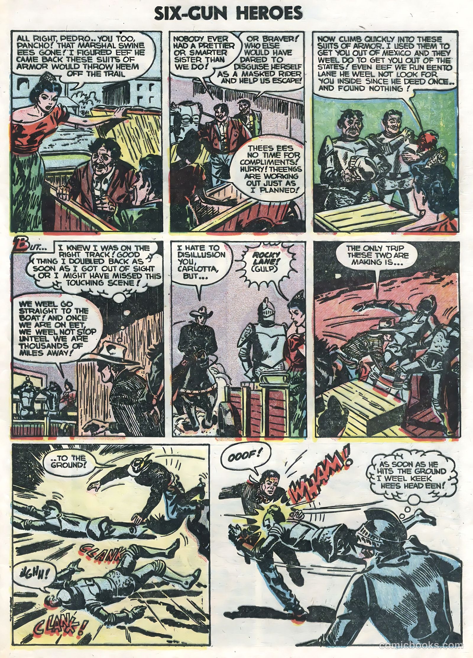 Six-Gun Heroes #24 (1954) — page 21 of 36