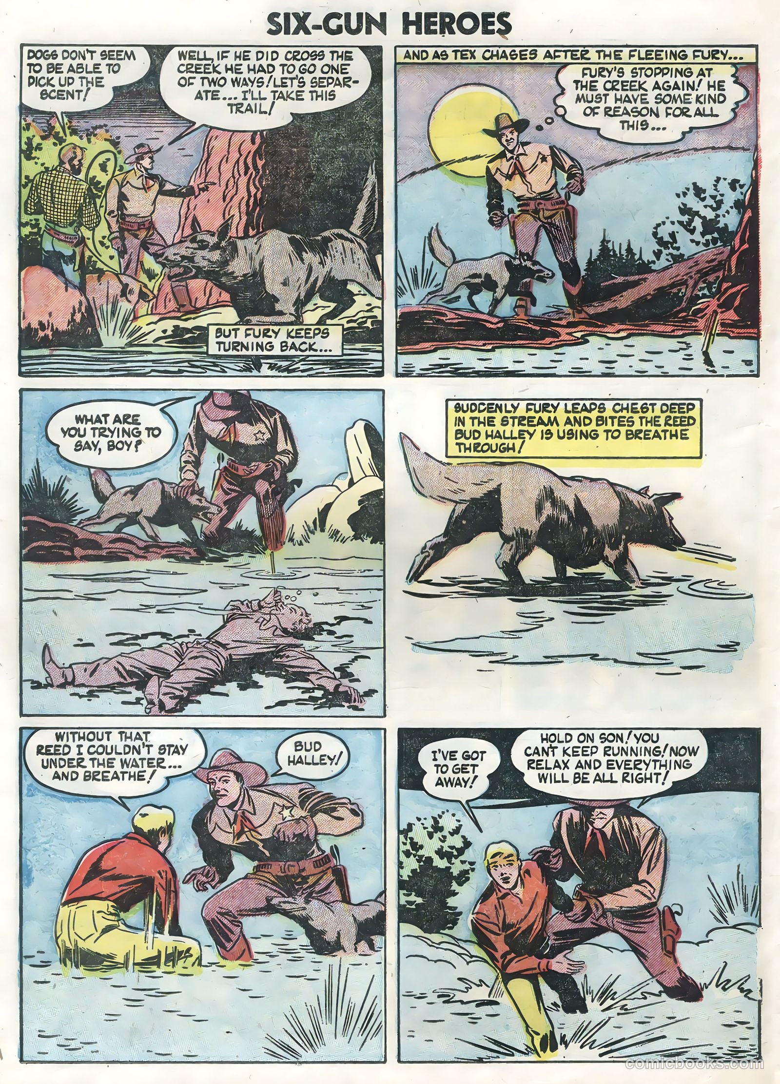 Six-Gun Heroes #24 (1954) — page 26 of 36