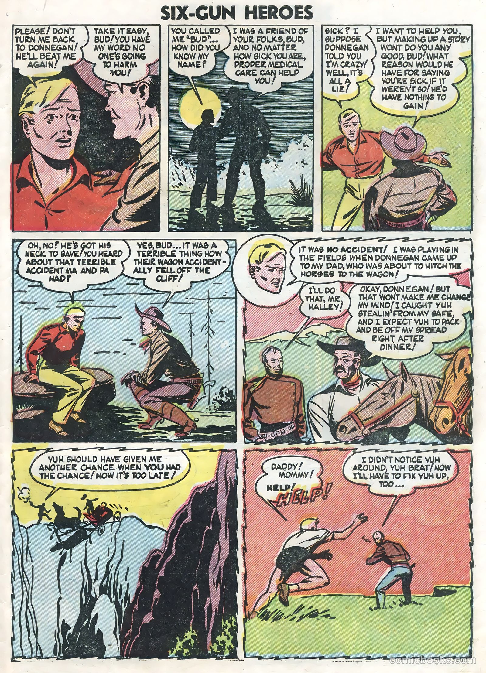 Six-Gun Heroes #24 (1954) — page 27 of 36
